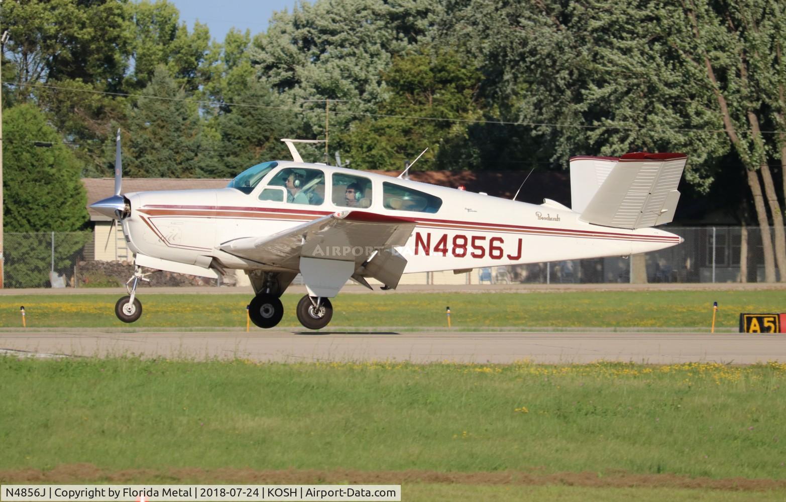 N4856J, 1967 Beech V35 Bonanza C/N D-8536, Bonanza 35