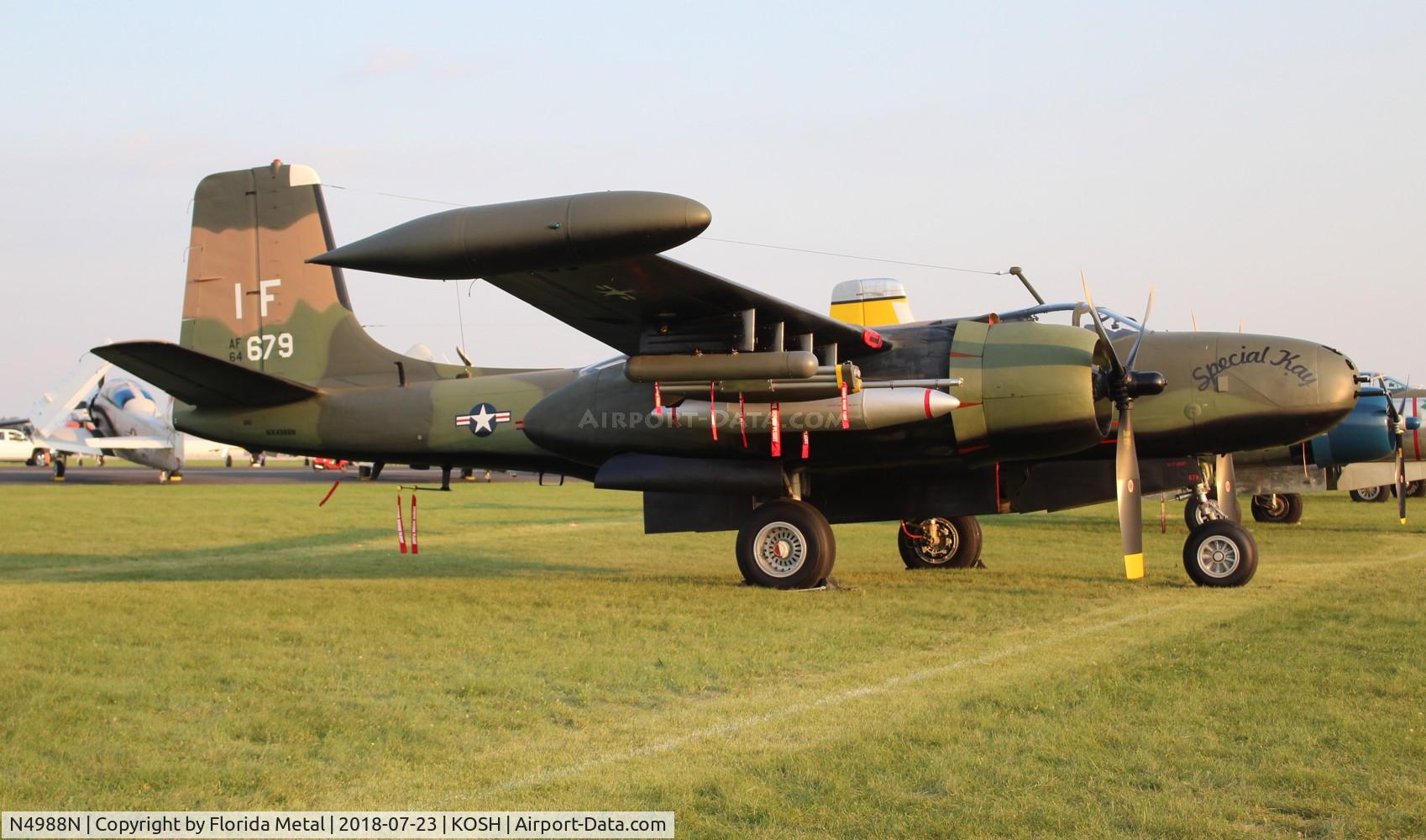 N4988N, 1964 Douglas-On Mark B-26K Counter Invader C/N 27477 (was 44-34198), B-26K
