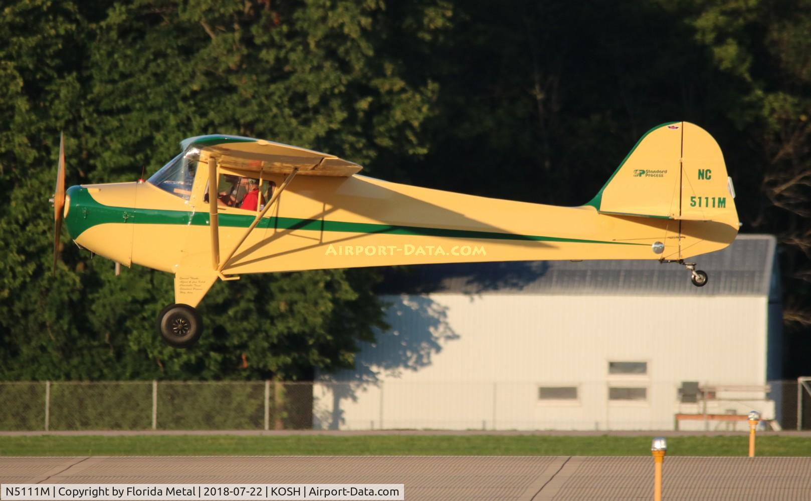 N5111M, 1946 Taylorcraft BC12-D C/N 10411, BC12-D