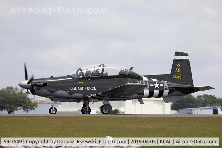 99-3549, 1999 Raytheon T-6A Texan II C/N PT-53, T-6A Texan II 99-3549 AP from 455th FTS 479th FTG NAS Pensacola, FL