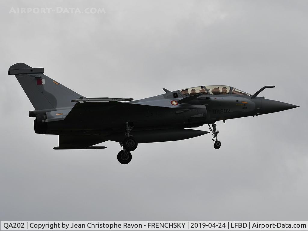 QA202, 2018 Dassault Rafale DQ C/N 202, Qatar Emiri Air Force callsign 