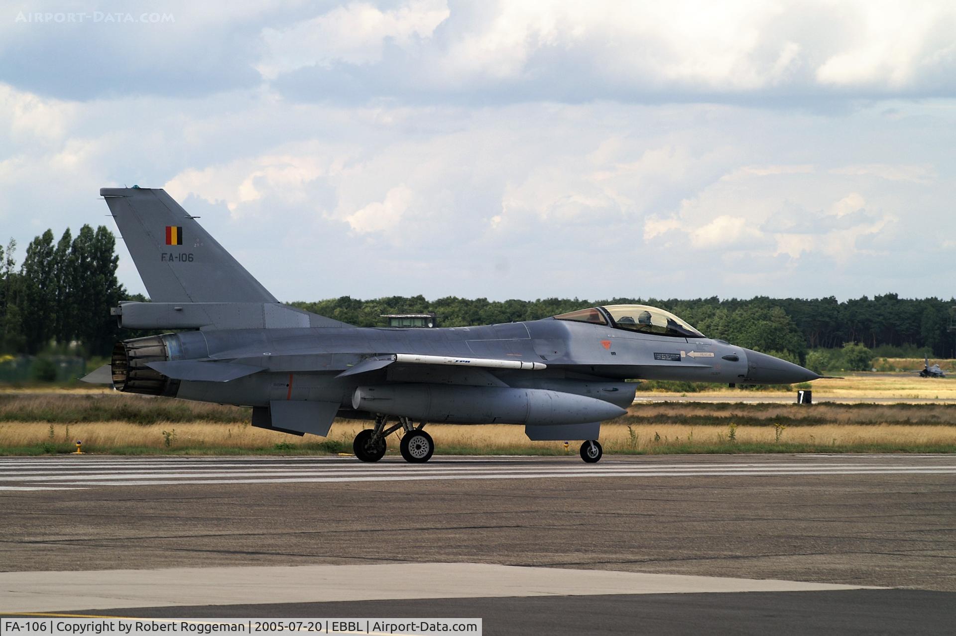 FA-106, SABCA F-16AM Fighting Falcon C/N 6H-106, SPOTTERSDAY.