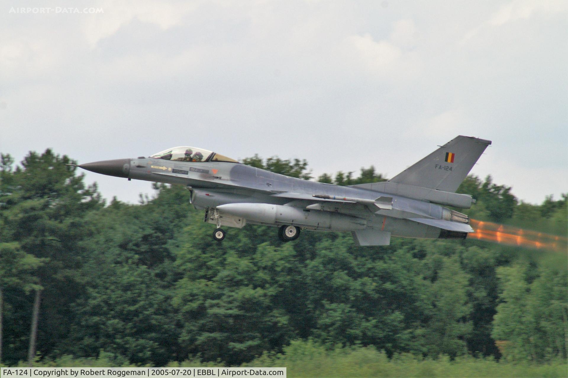 FA-124, SABCA F-16AM Fighting Falcon C/N 6H-124, SPOTTERSDAY.