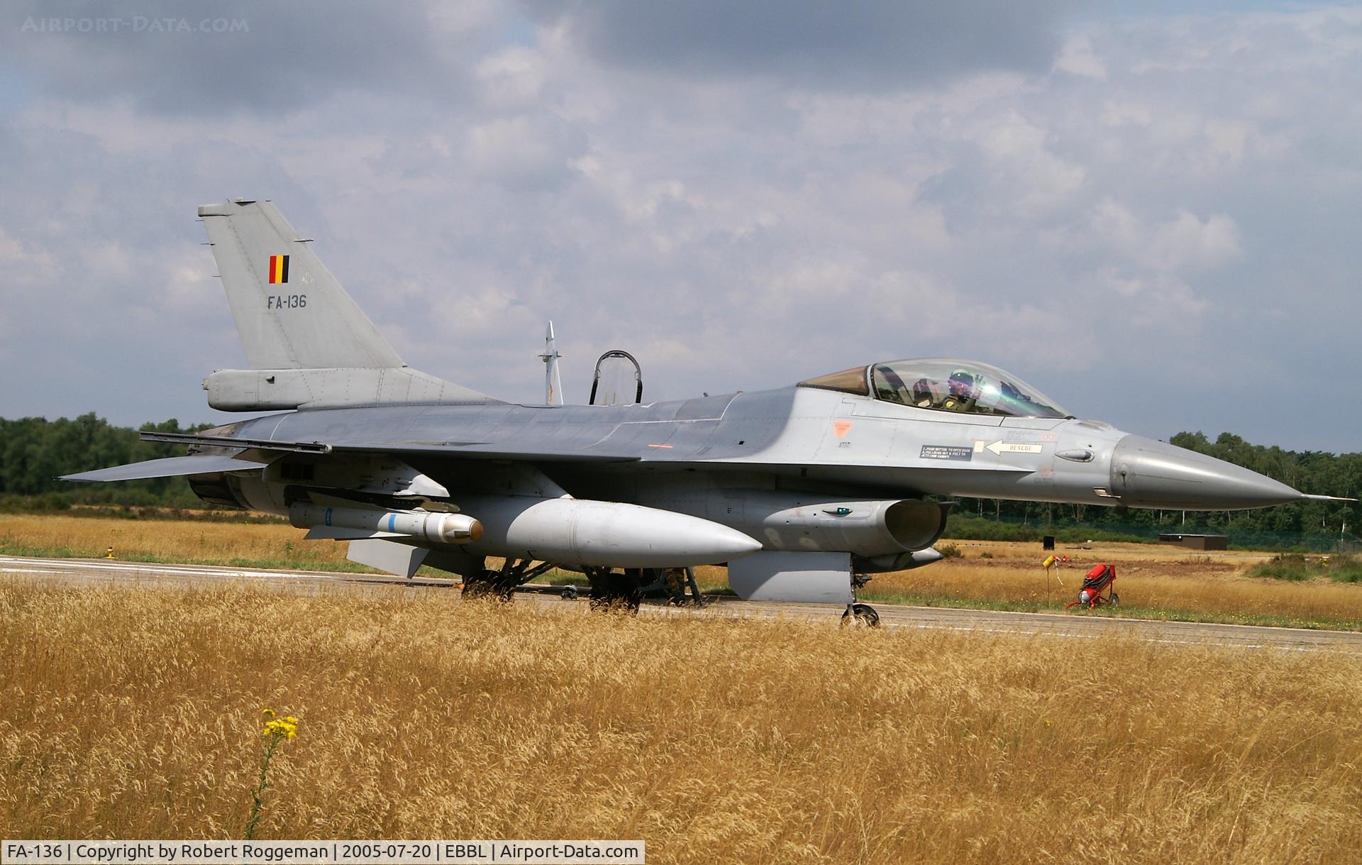 FA-136, SABCA F-16AM Fighting Falcon C/N 6H-136, SPOTTERSDAY.