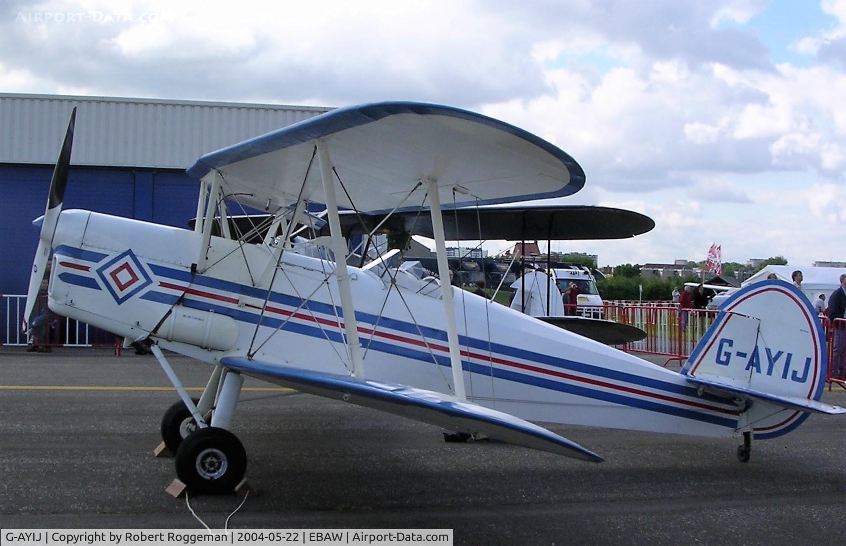 G-AYIJ, 1946 Stampe-Vertongen SV-4B C/N 376, STAMPE FLY IN.SV-4C.