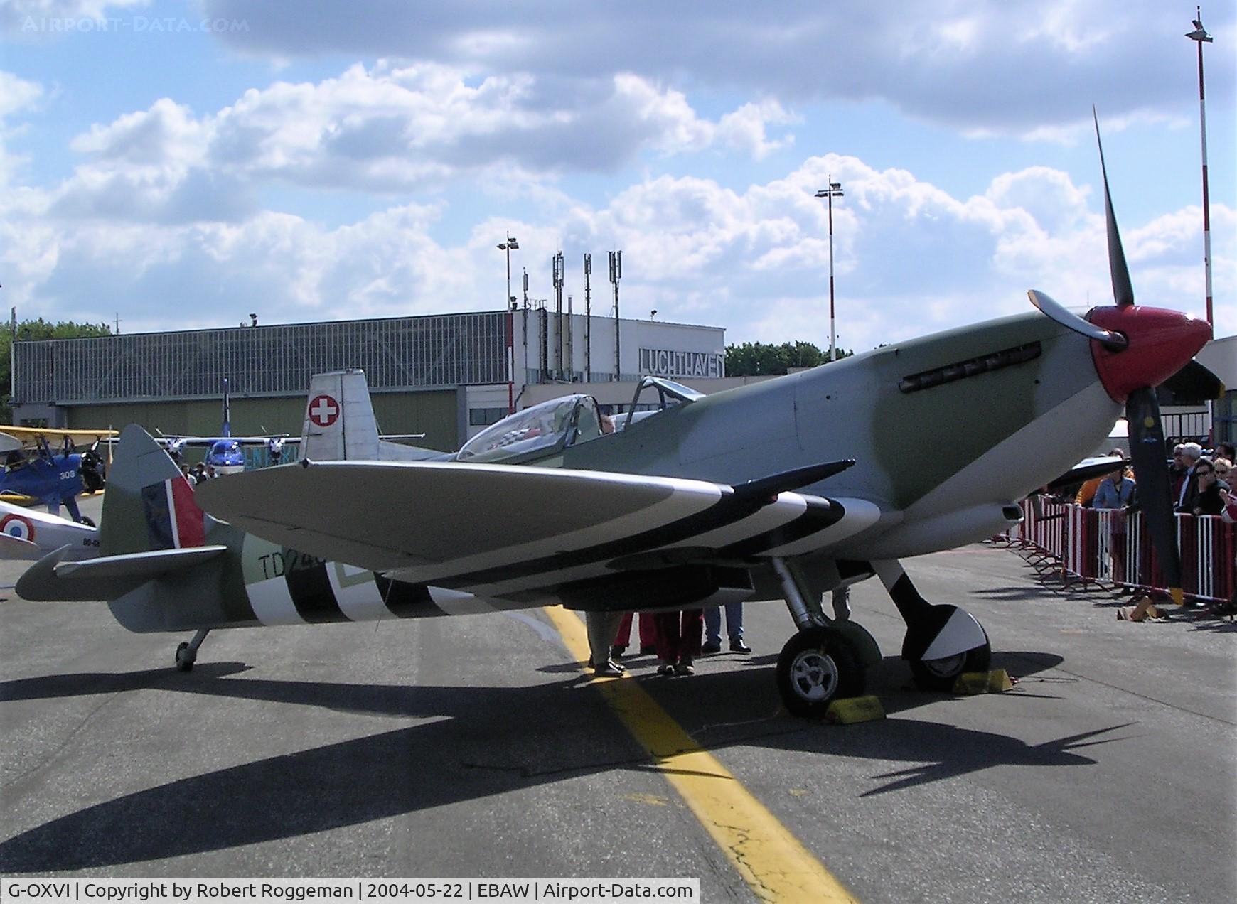 G-OXVI, 1945 Supermarine 361 Spitfire LF.XVIe C/N CBAF.IX.4262, STAMPE FLY IN.TD248.HF L.
