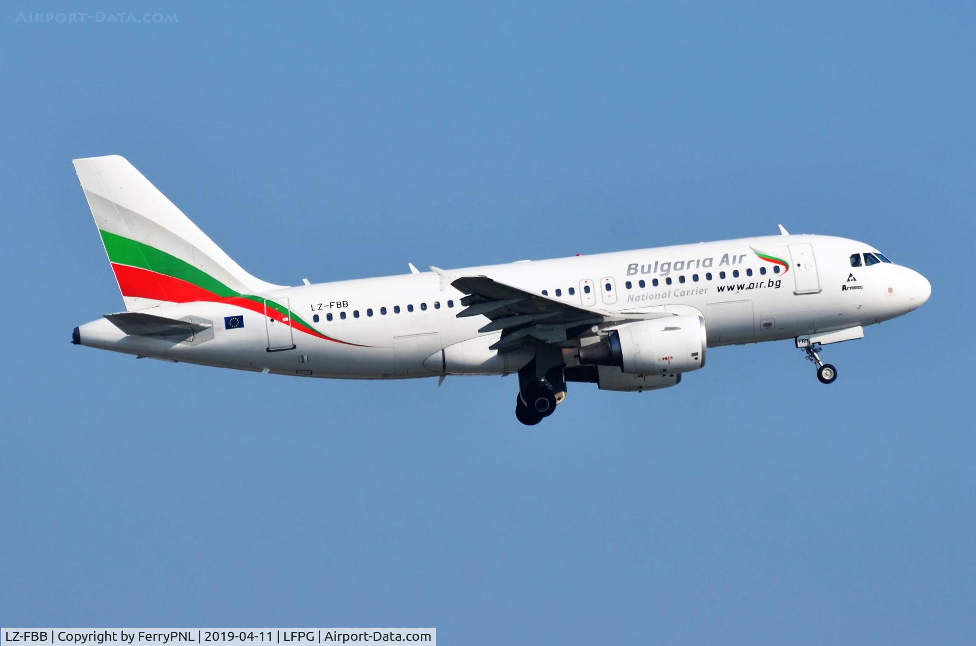 LZ-FBB, 2007 Airbus A319-112 C/N 3309, Bulgaria Air A319