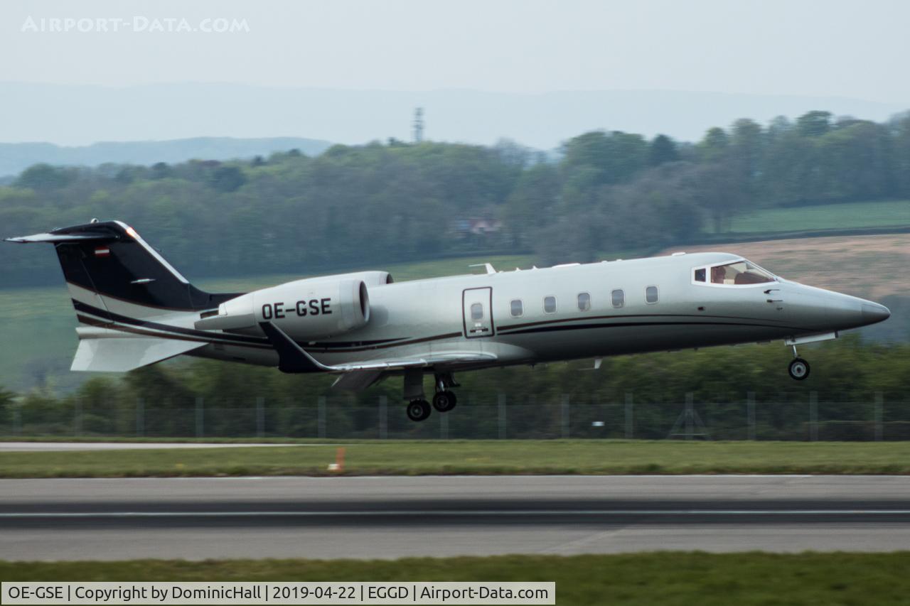 OE-GSE, 2009 Learjet 60 C/N 60-372, Landing RWY 09