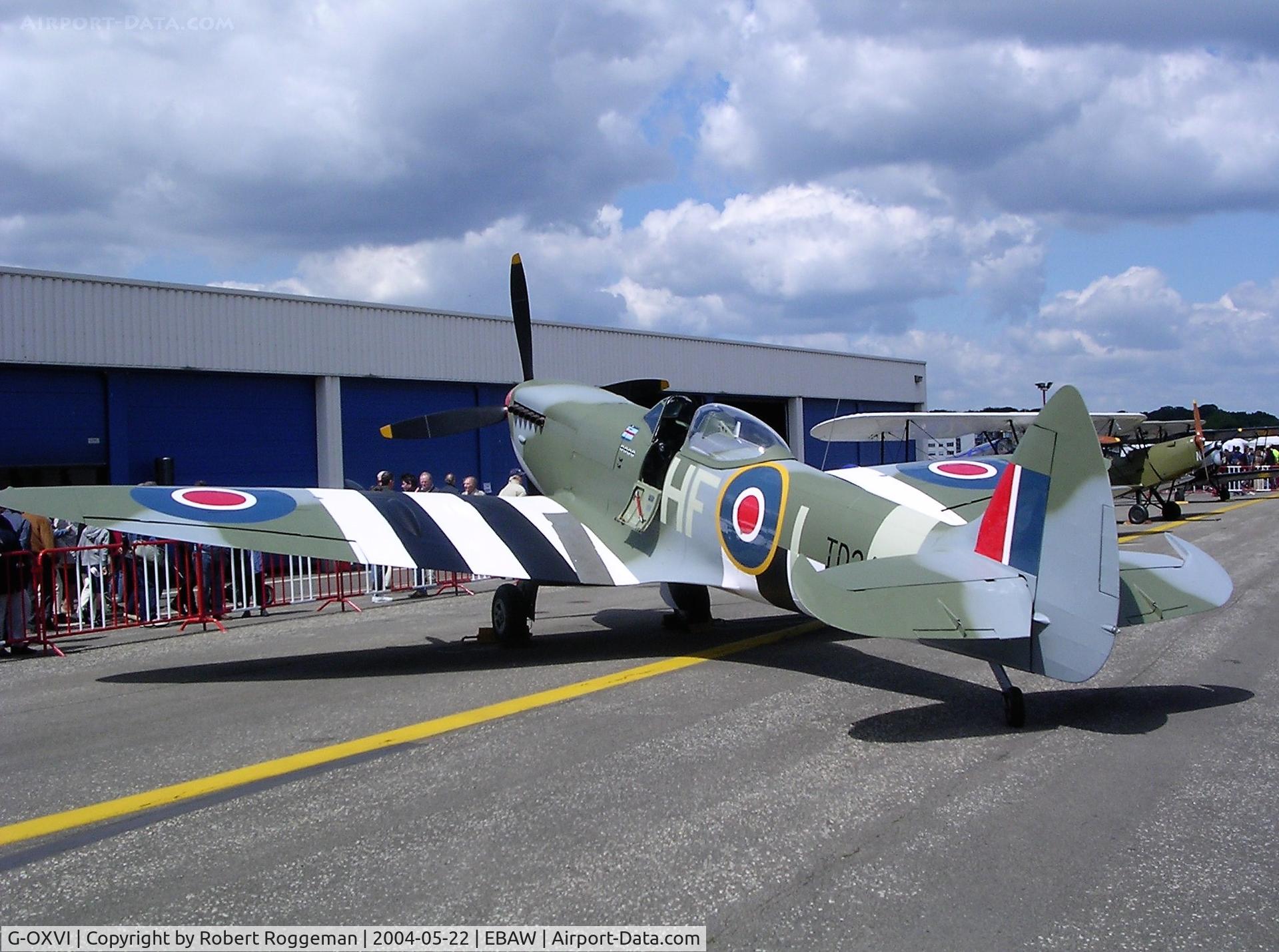 G-OXVI, 1945 Supermarine 361 Spitfire LF.XVIe C/N CBAF.IX.4262, STAMPE FLY IN.TD248.HF L.