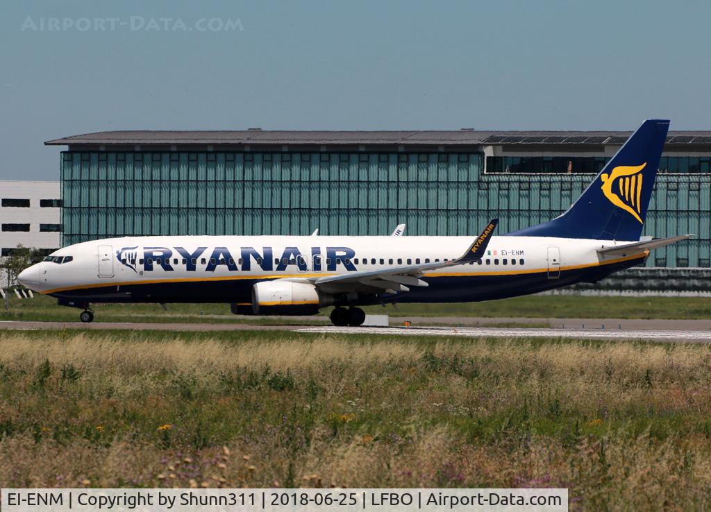 EI-ENM, 2010 Boeing 737-8AS C/N 35038, Lining up rwy 32R for departure...