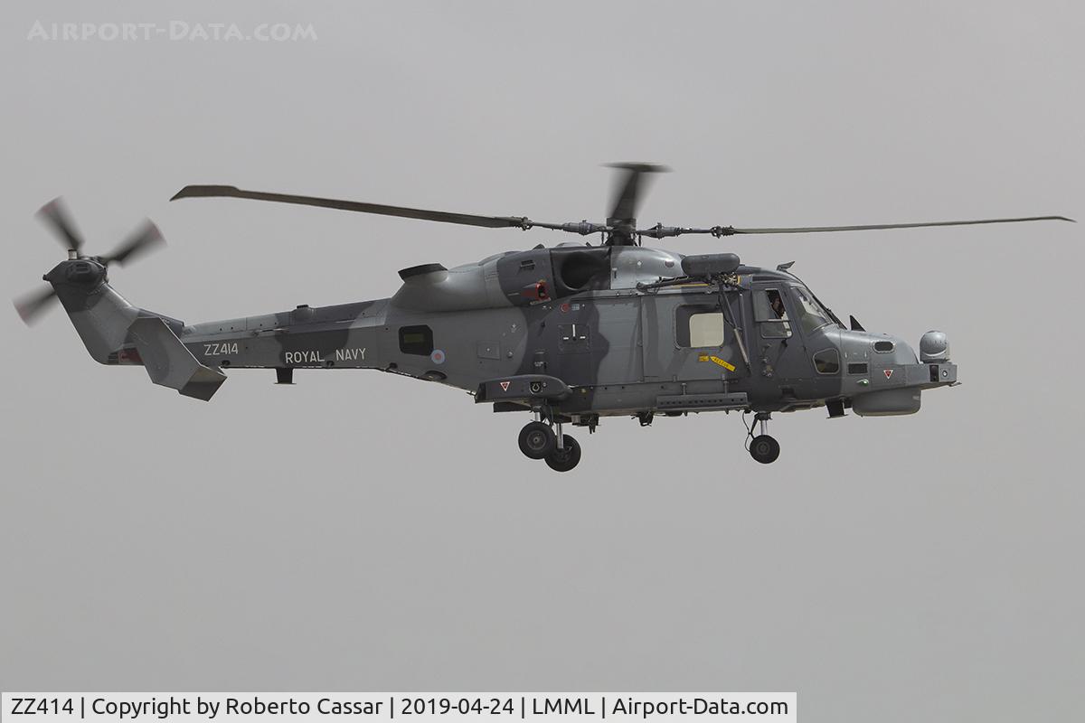 ZZ414, AgustaWestland AW-159 Wildcat HMA.2 C/N 484, Runway 13