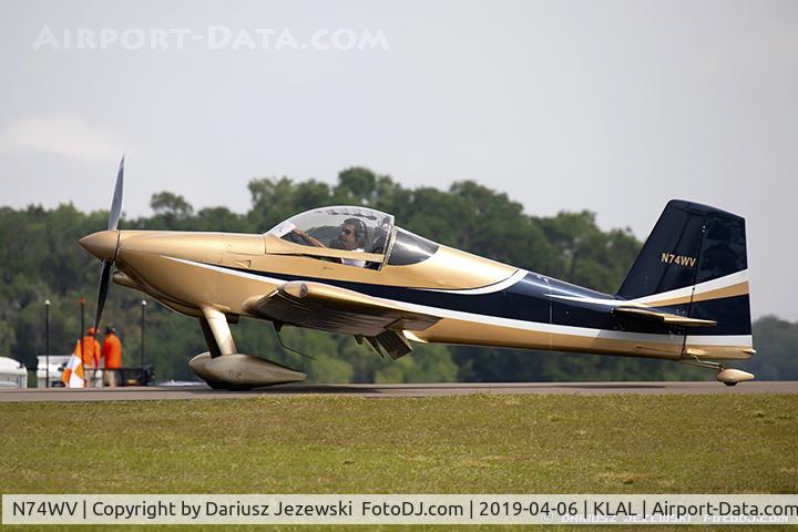 N74WV, 2013 Vans RV-7 C/N 72345, Vans RV-7  C/N 72345, N74WV