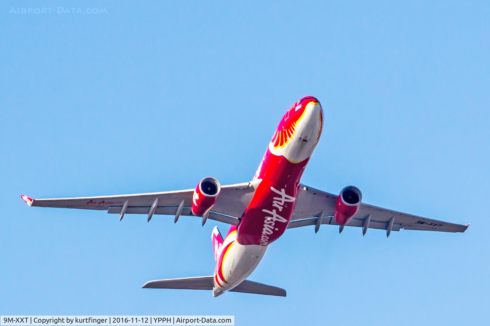 9M-XXT, 2014 Airbus A330-343 C/N 1549, Airbus A330-343. Air Asia X 9M-XXT Xintillating PhoenX 12/11/16.