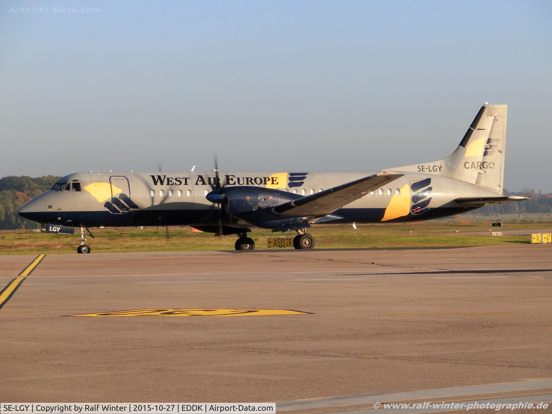 SE-LGY, 1991 British Aerospace ATP C/N 2035, British Aerospace BAe ATP - PT SWN West Air Sweden - 2035 - SE-LGY - 27.10-2015 - CGN