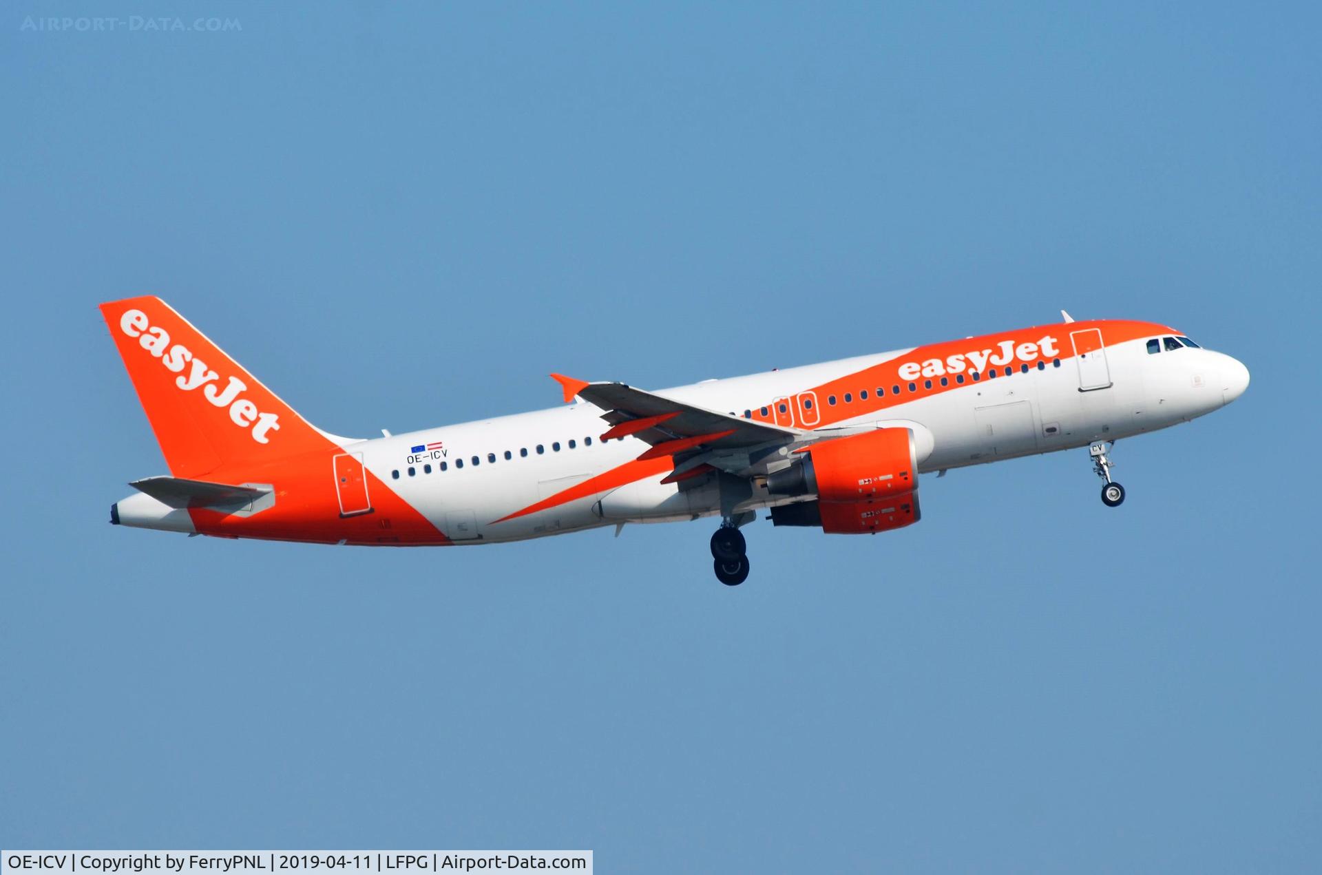 OE-ICV, 2009 Airbus A320-214 C/N 3805, Easyjet A320 departing