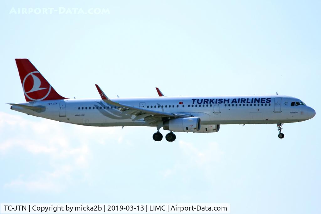 TC-JTN, 2016 Airbus A321-231 C/N 7274, Landing