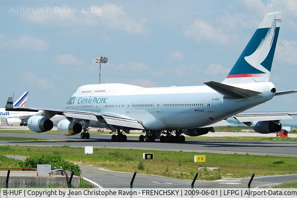 B-HUF, 1993 Boeing 747-467 C/N 25869, Cathay Pacific