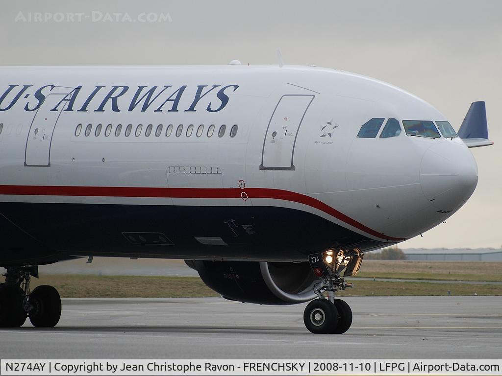 N274AY, 2000 Airbus A330-323X C/N 342, US Airways