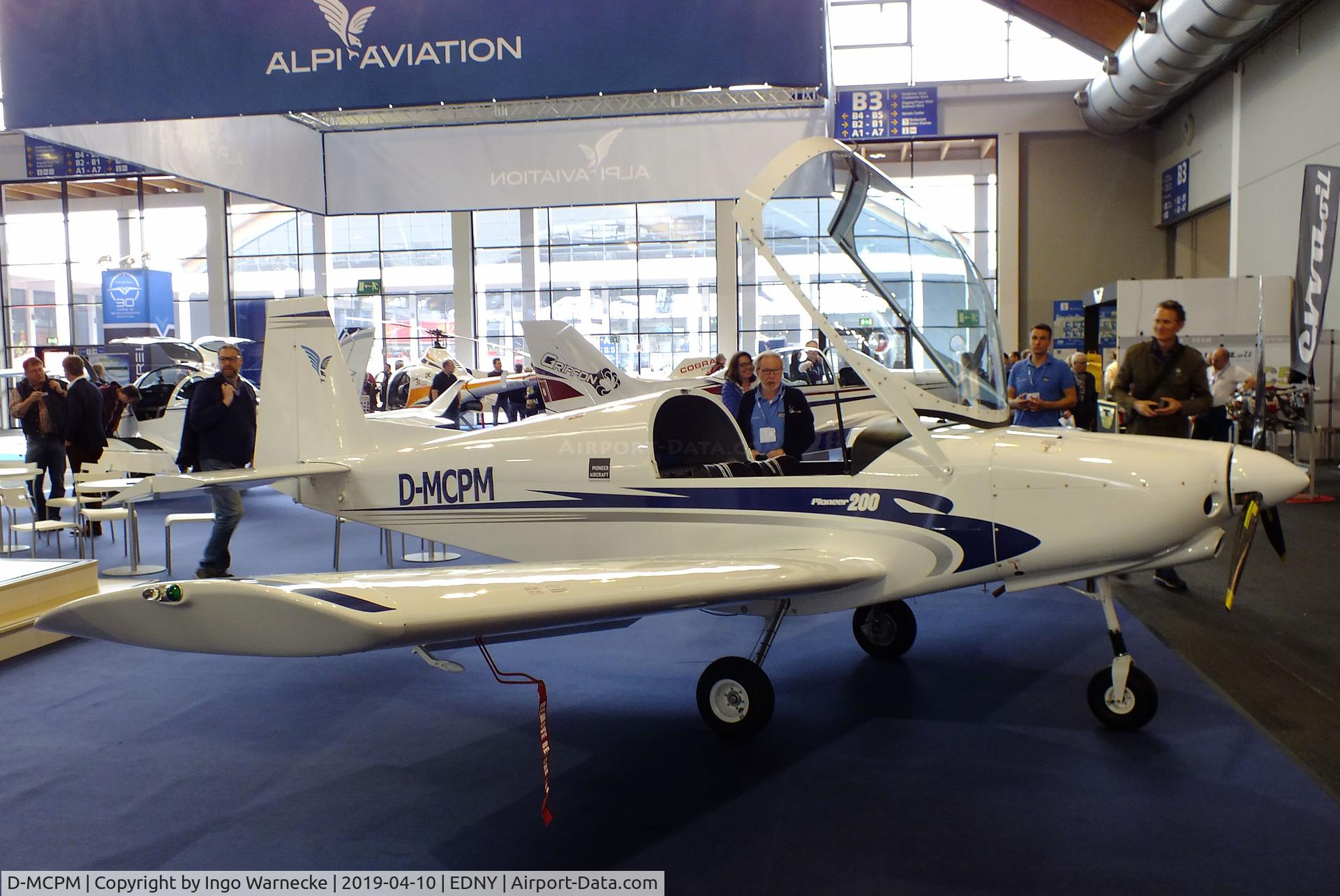 D-MCPM, Alpi Aviation Pioneer 200 C/N unknown_d-mcpm, Alpi Aviation Pioneer 200 at the AERO 2019, Friedrichshafen