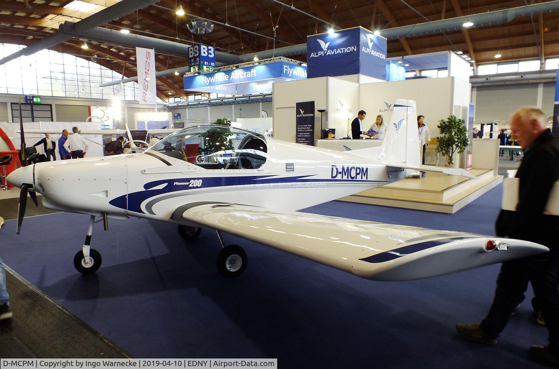 D-MCPM, Alpi Aviation Pioneer 200 C/N unknown_d-mcpm, Alpi Aviation Pioneer 200 at the AERO 2019, Friedrichshafen
