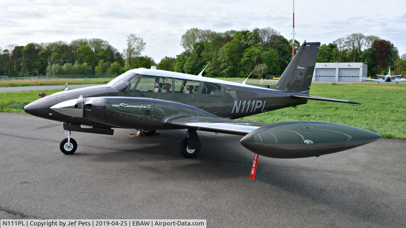 N111PL, 1969 Piper PA-30-160 C Twin Comanche C/N 30-1929, At Antwerp Airport.