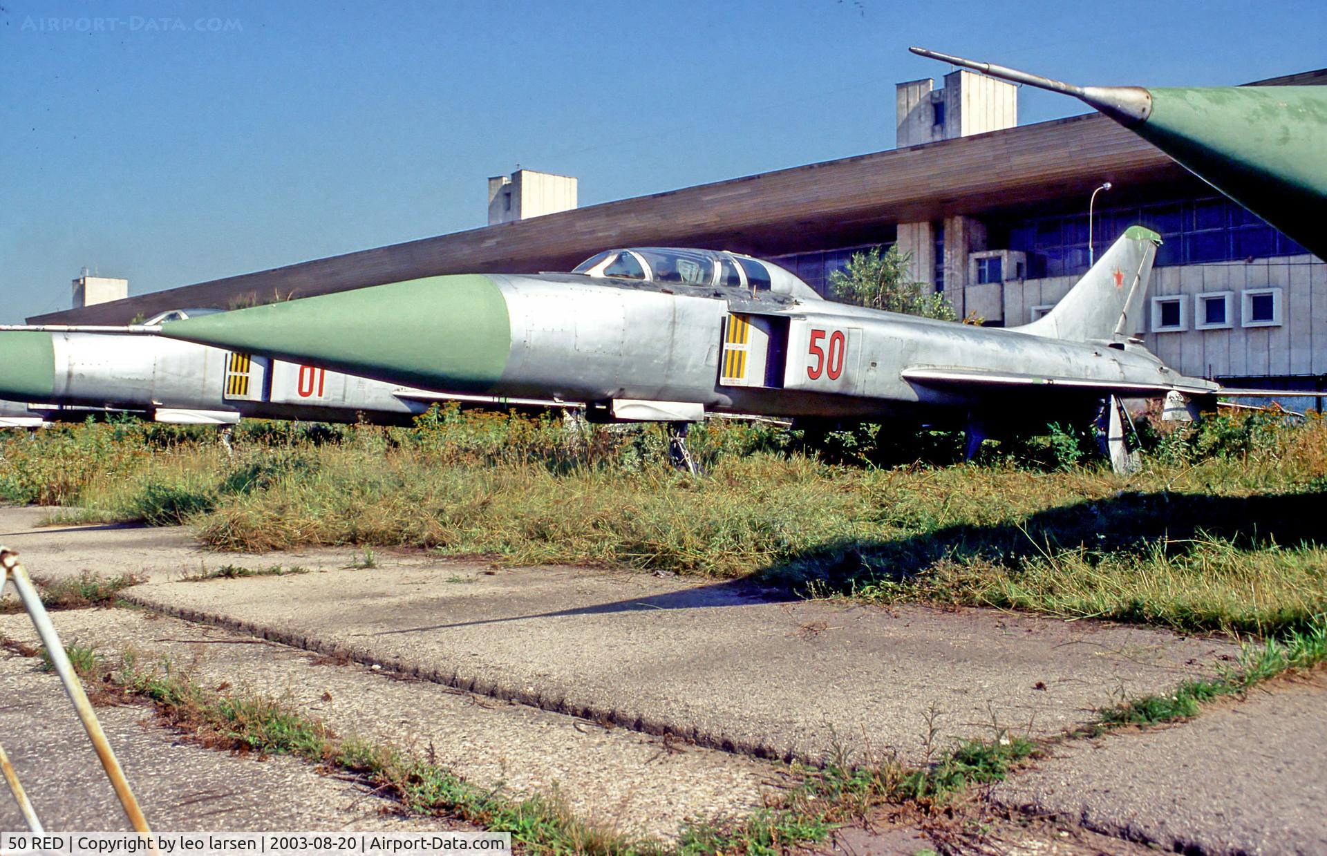 50 RED, 1970 Sukhoi SU-15UT C/N 1010, Khodynka Airfield 20.8.2003