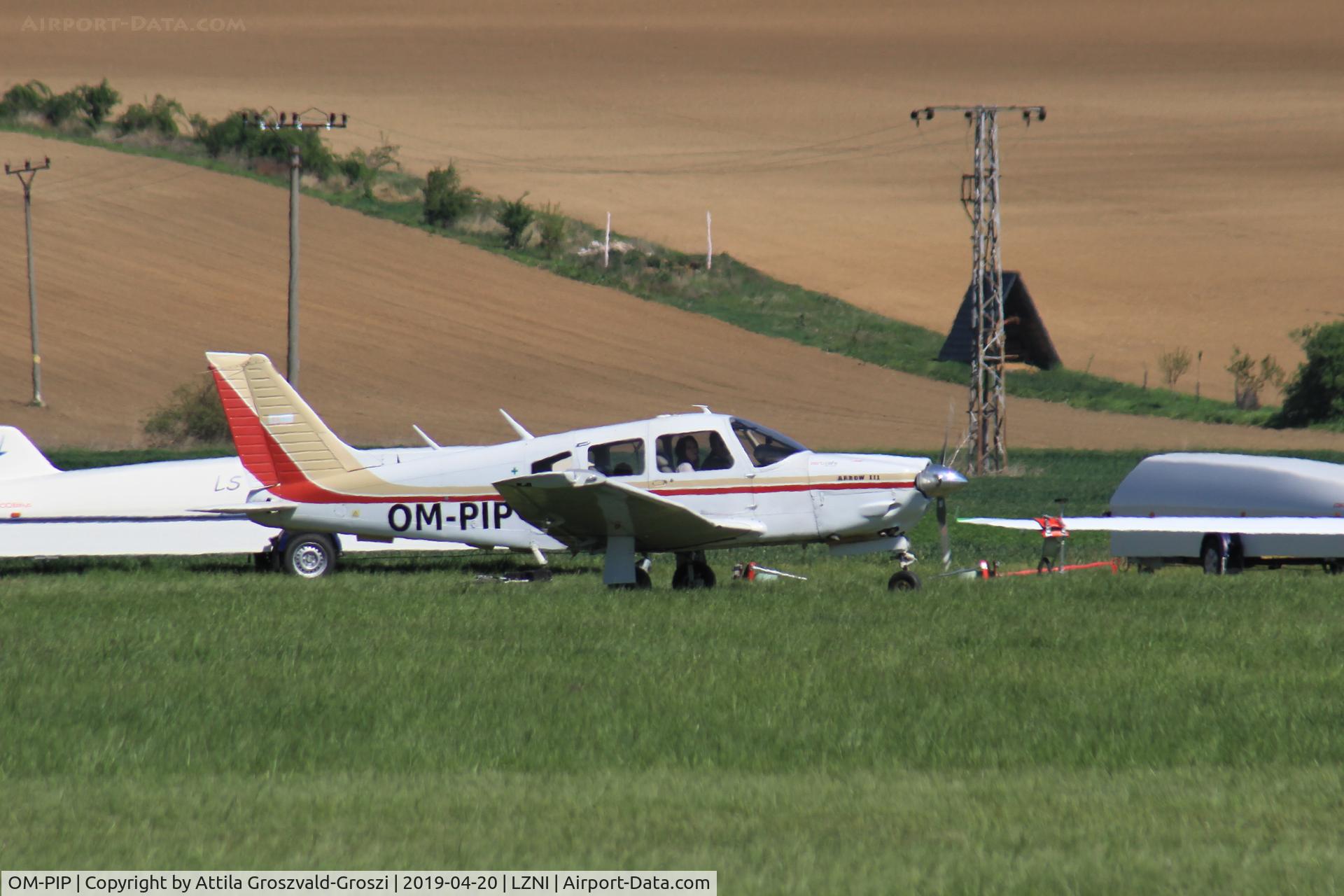 OM-PIP, 1977 Piper PA-28R-201 Cherokee Arrow III C/N 28R-7737048, LZNI - Nitra Airport, Slovakia