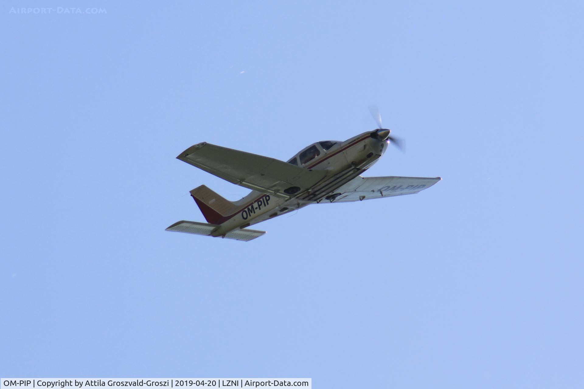 OM-PIP, 1977 Piper PA-28R-201 Cherokee Arrow III C/N 28R-7737048, LZNI - Nitra Airport, Slovakia