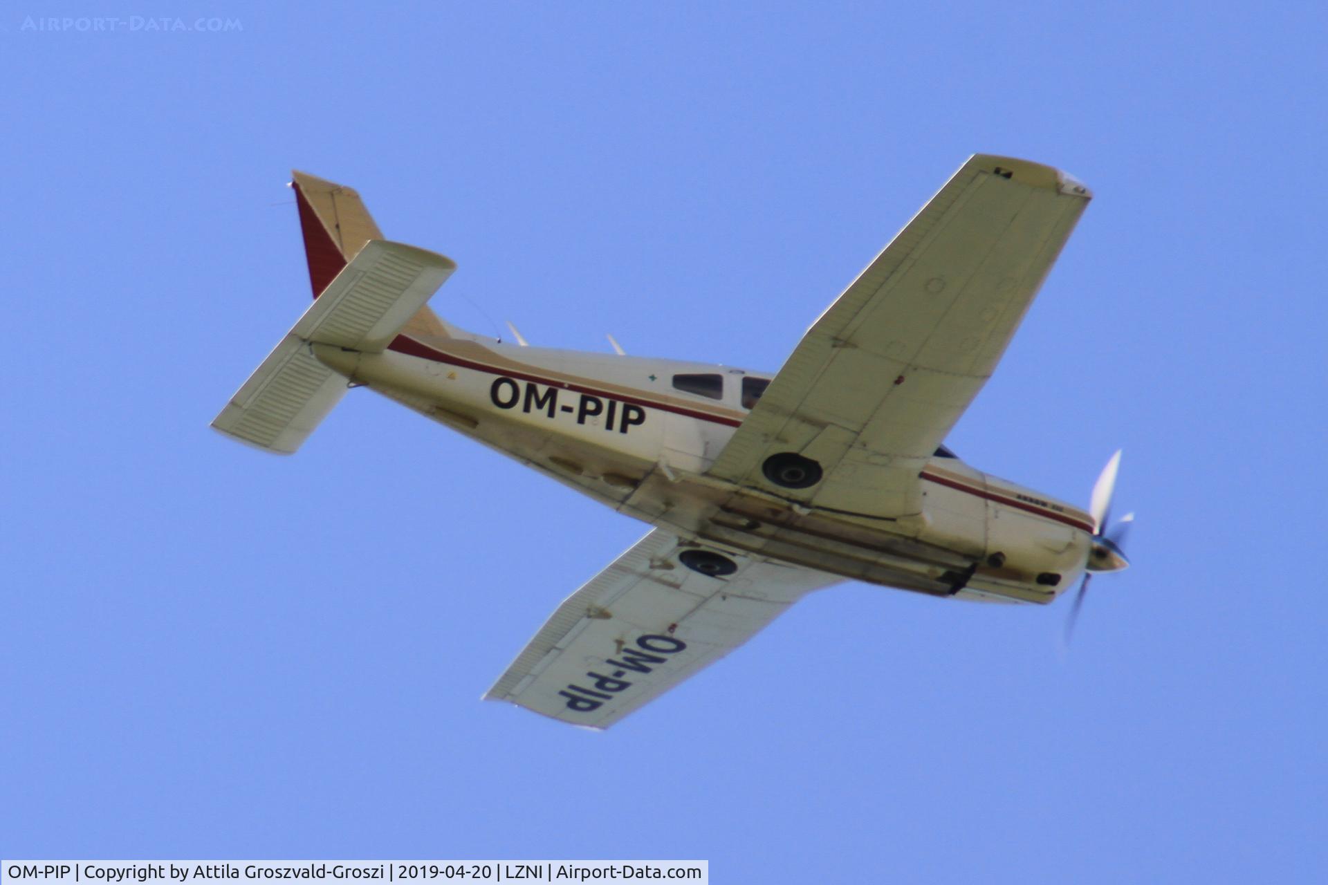 OM-PIP, 1977 Piper PA-28R-201 Cherokee Arrow III C/N 28R-7737048, LZNI - Nitra Airport, Slovakia