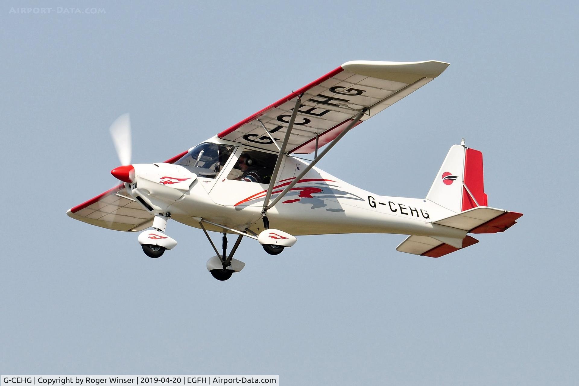G-CEHG, 2006 Comco Ikarus C42 FB100 C/N 0612-6861, Resident C.42 departing Runway 22.