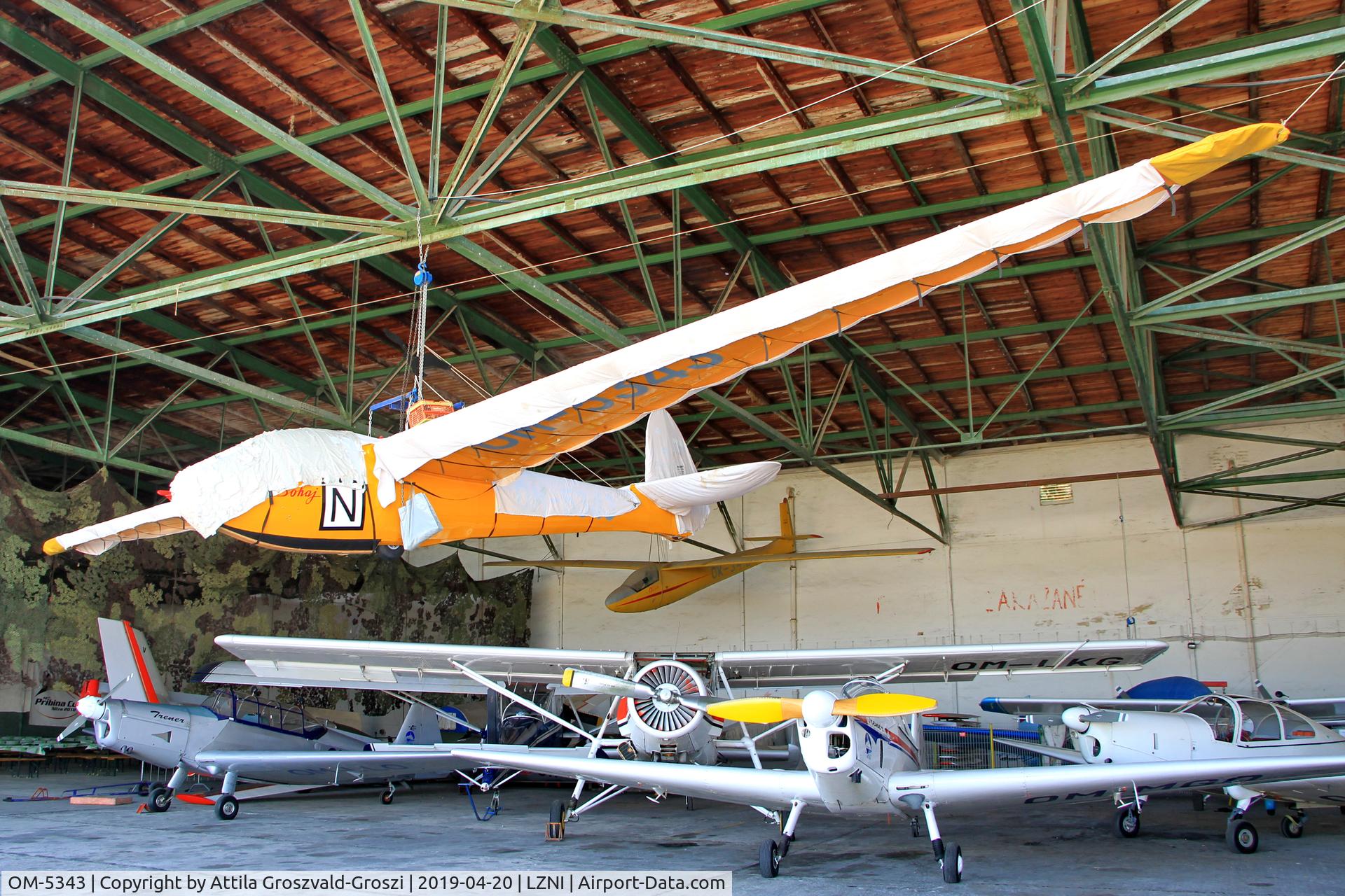 OM-5343, Zlin L-425 Sohaj 3 C/N 0314, LZNI - Nitra Airport, Slovakia