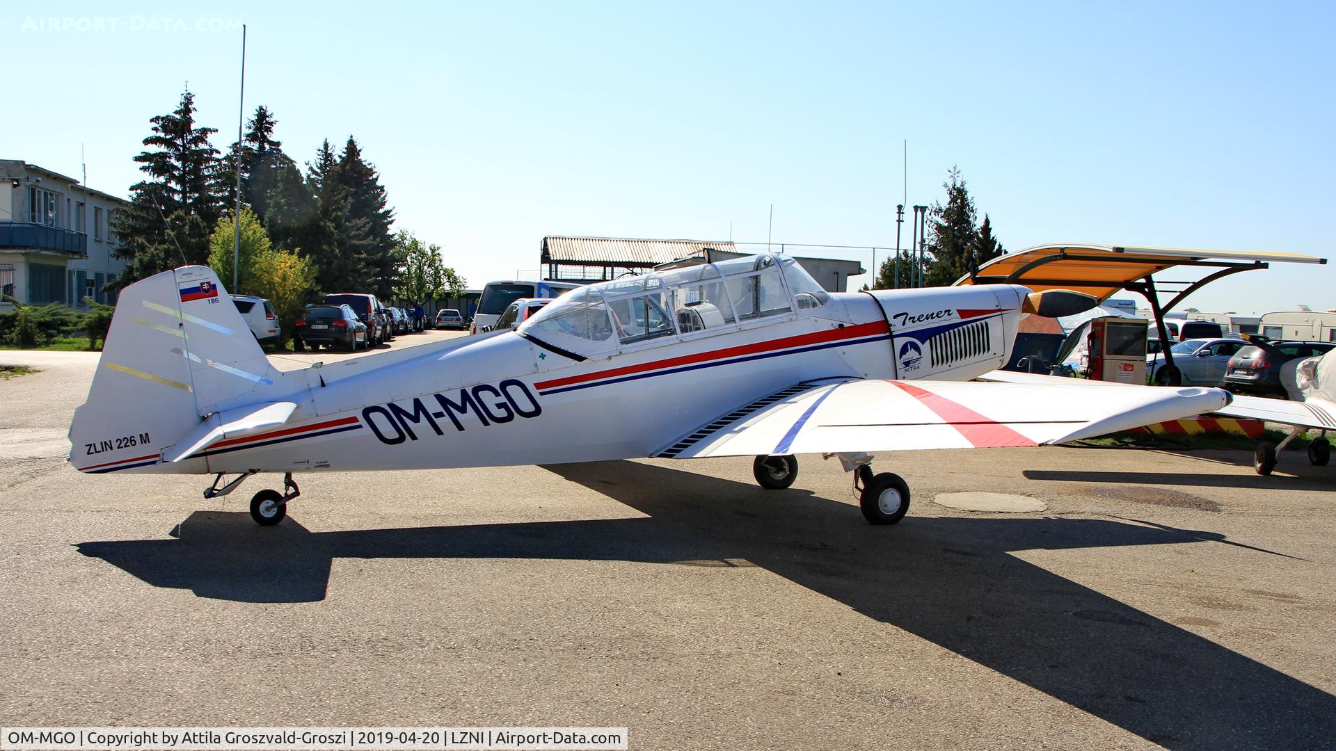 OM-MGO, Zlín Z-226MS Trener C/N 186, LZNI - Nitra Airport, Slovakia