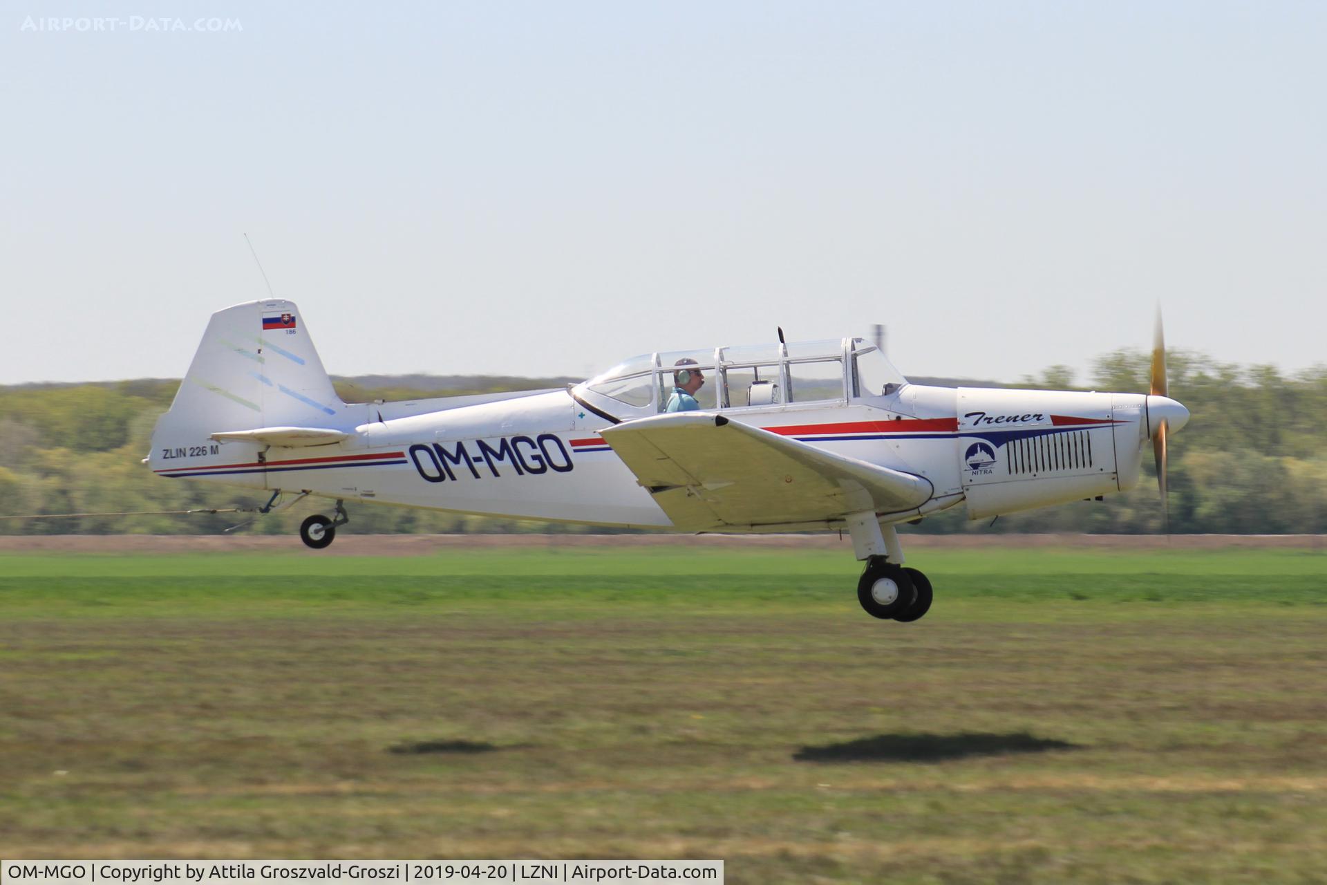 OM-MGO, Zlín Z-226MS Trener C/N 186, LZNI - Nitra Airport, Slovakia