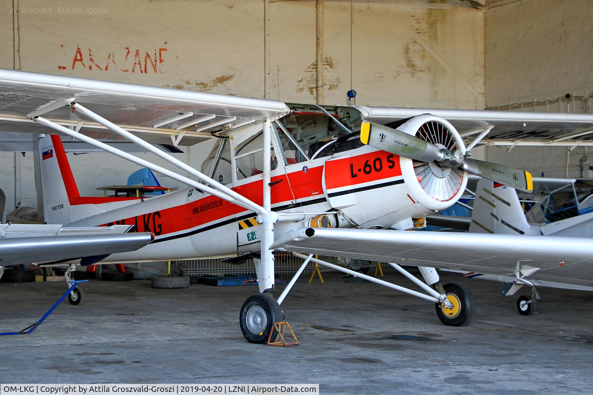 OM-LKG, Aero L-60S Brigadyr C/N 150728, LZNI - Nitra Airport, Slovakia