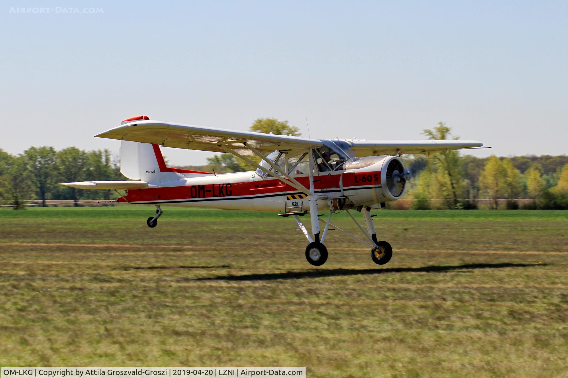 OM-LKG, Aero L-60S Brigadyr C/N 150728, LZNI - Nitra Airport, Slovakia
