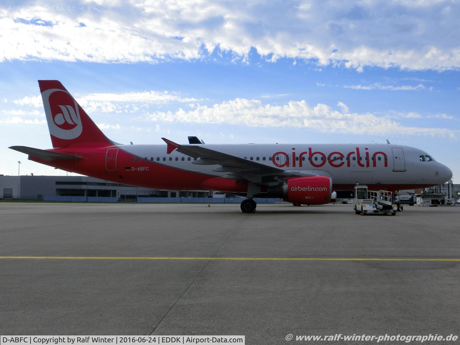 D-ABFC, 2010 Airbus A320-214 C/N 4161, Airbus A320-214 - AB BER Air Berlin - 4161 - D-ABFC - 24.06.2016 - CGN