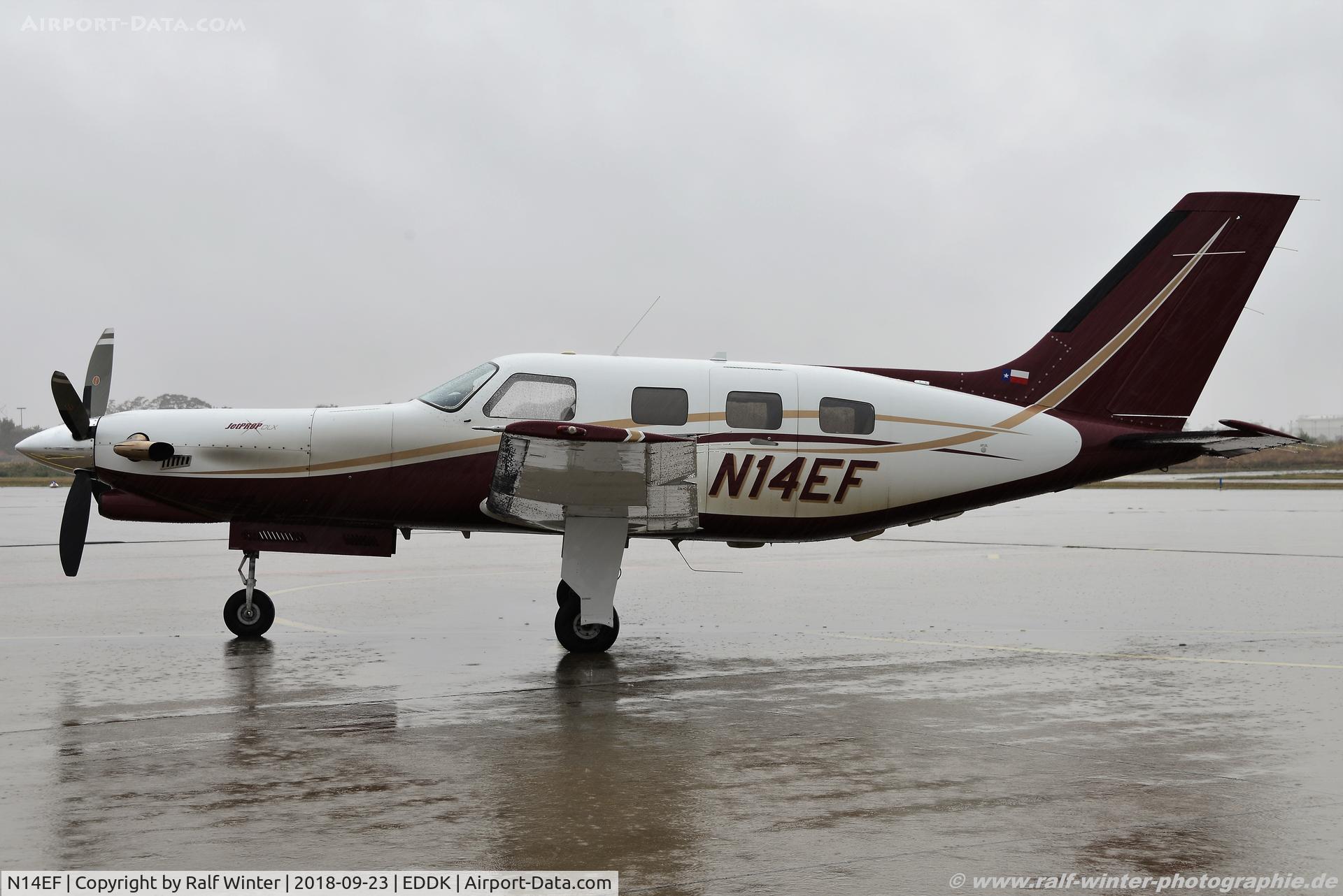 N14EF, 1988 Piper PA-46-350P Malibu Mirage C/N 4622009, Piper PA-46-350P Malibu Jetprop DLX - Private - 4622009-145 - N14EF - 23.09.2018 - CGN