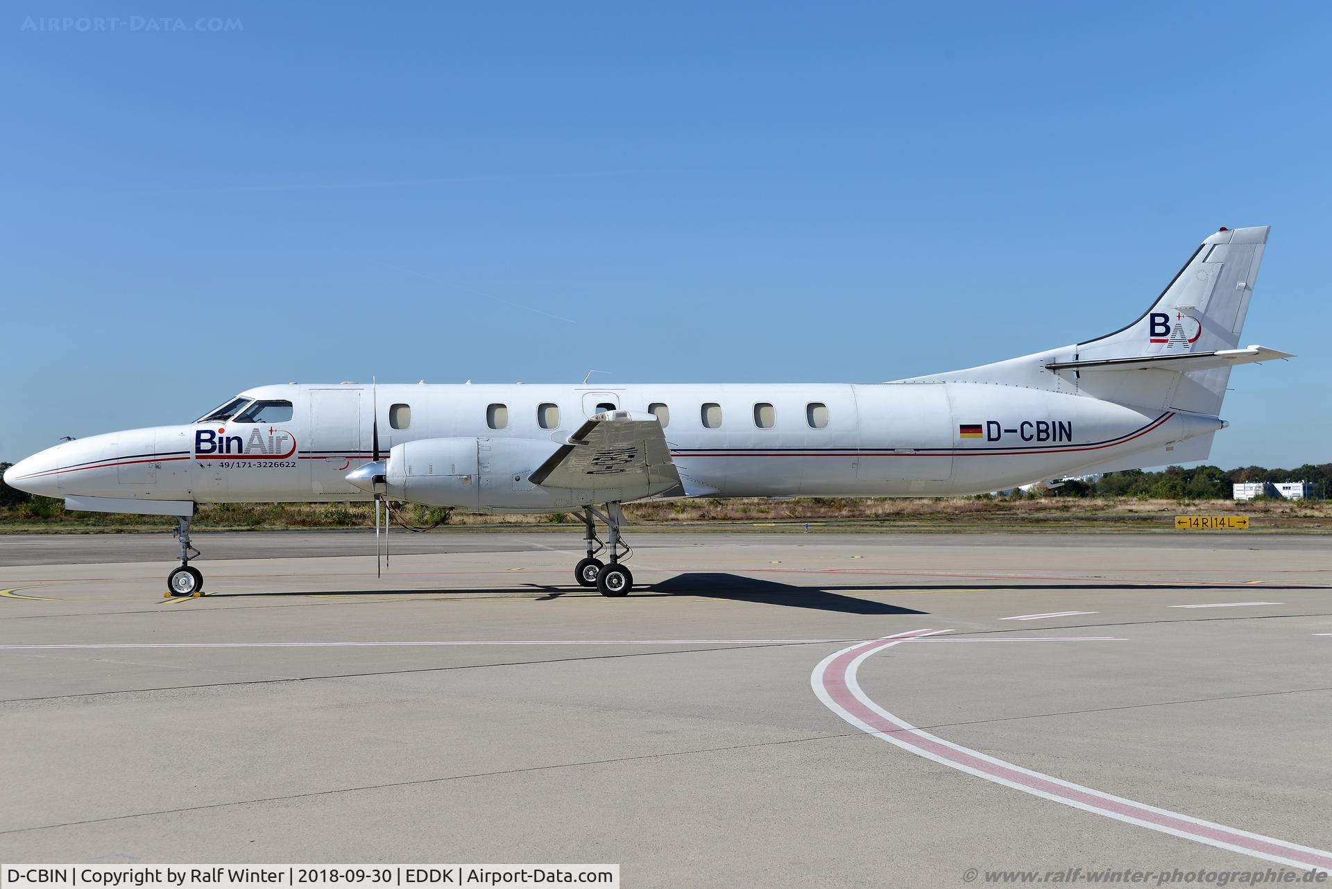 D-CBIN, Swearingen SA-227AT Merlin IVC C/N AT-440B, Fairchild SwearingenSA227-AT Merlin 4C - BID BinAir - AT-440B - D-CBIN - 30.09.2018 - CGN