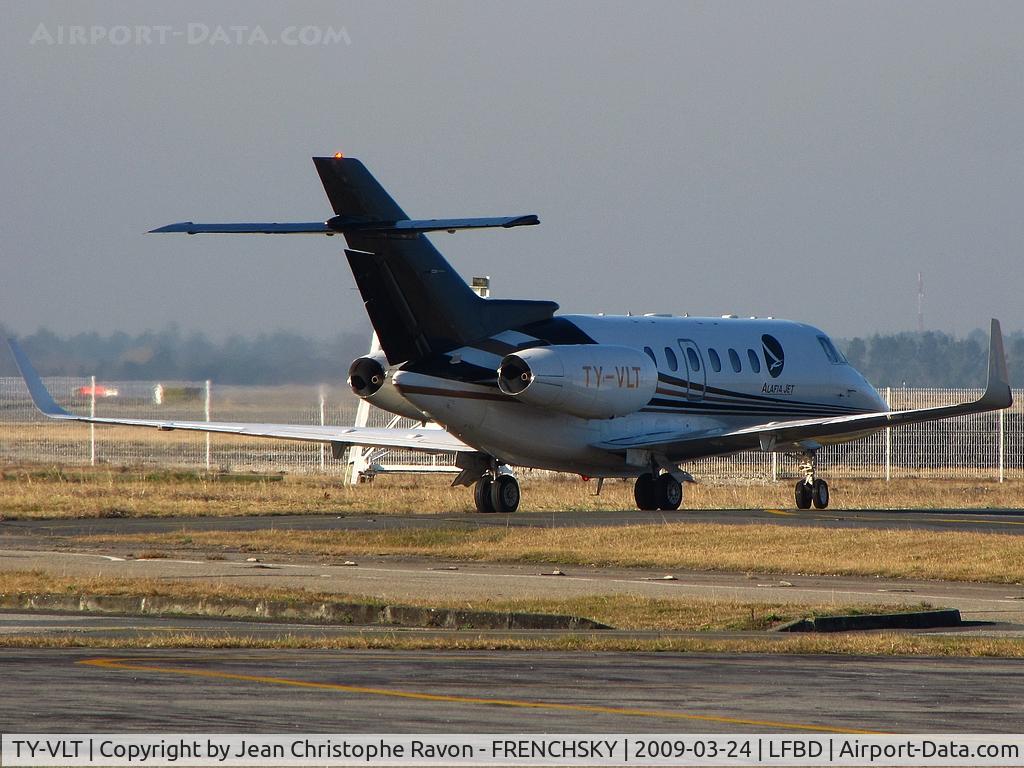 TY-VLT, 2003 Raytheon Hawker 800XP C/N 258632, Alafia Jet