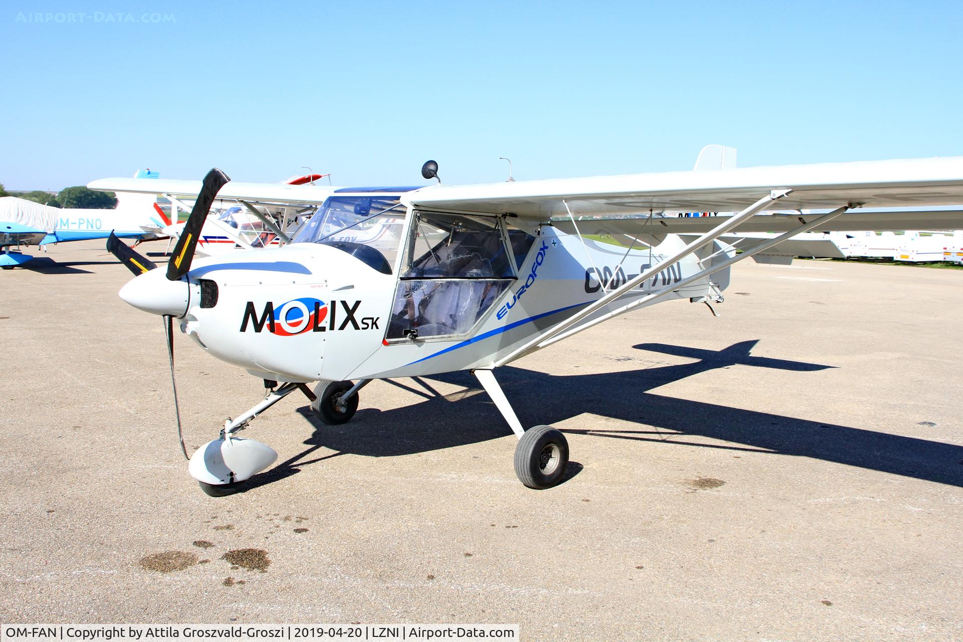 OM-FAN, 2010 Aeropro EuroFox C/N 33111, LZNI - Nitra Airport, Slovakia