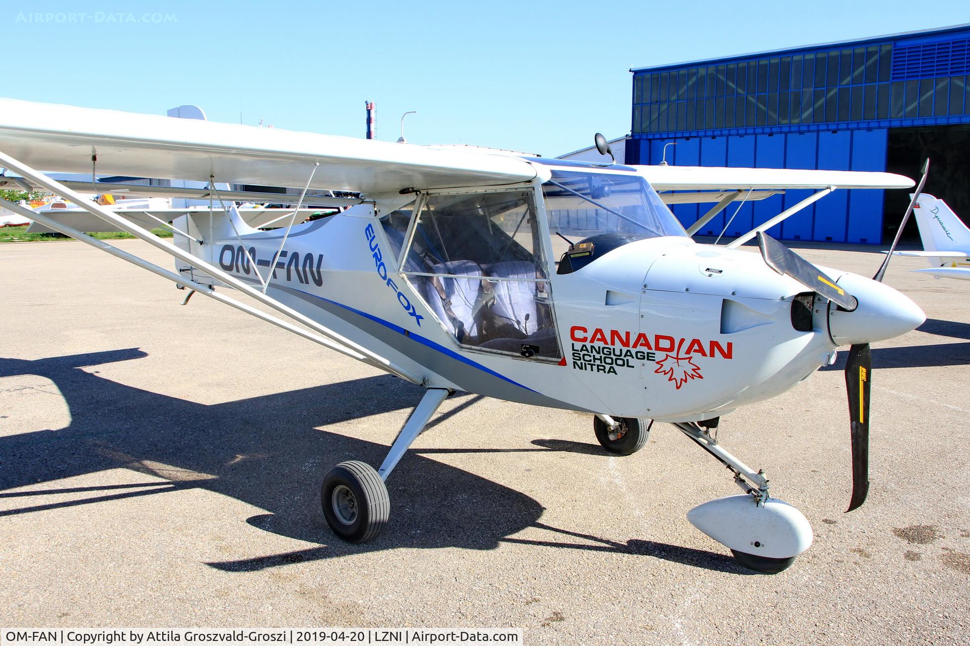 OM-FAN, 2010 Aeropro EuroFox C/N 33111, LZNI - Nitra Airport, Slovakia