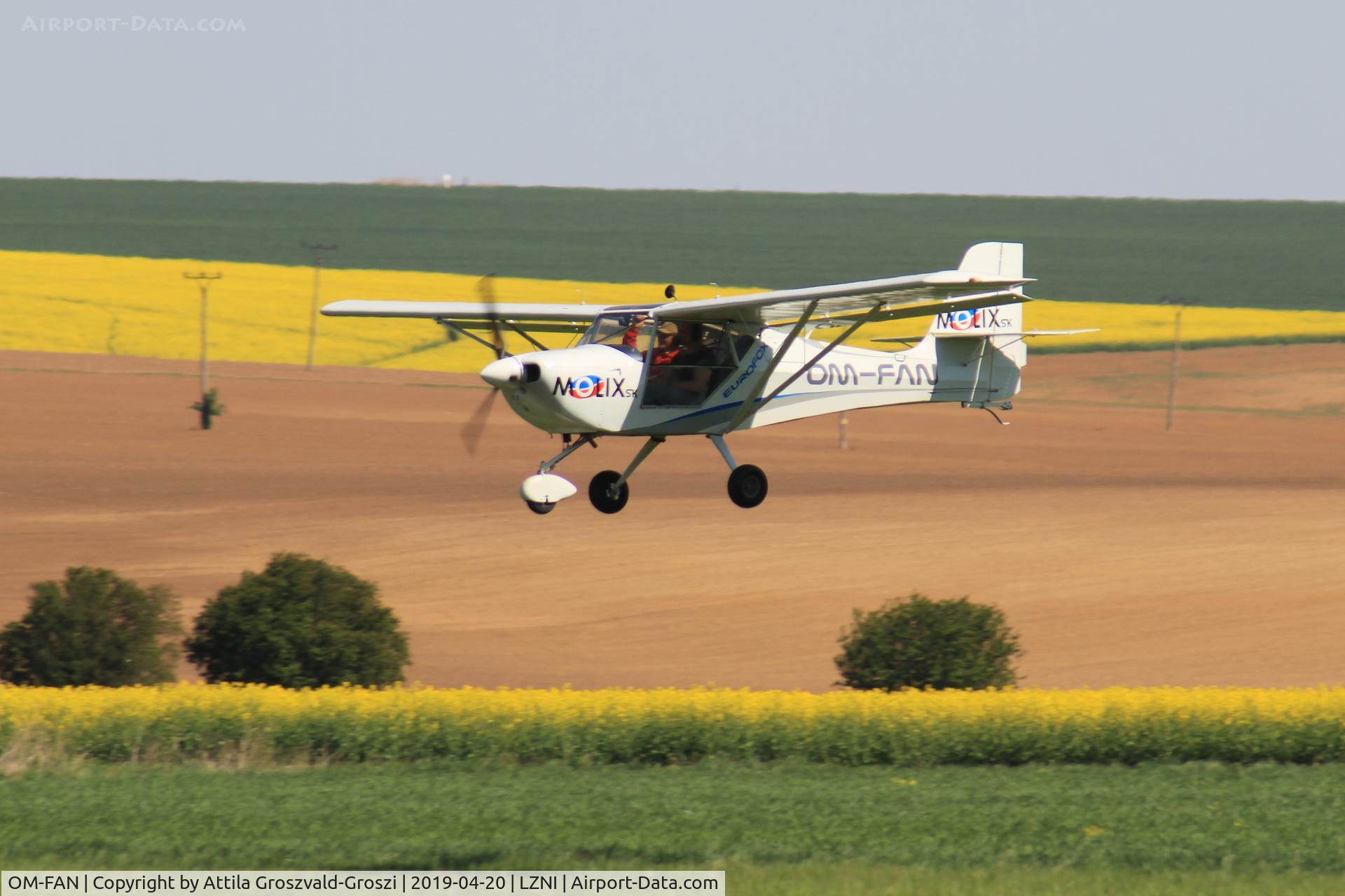 OM-FAN, 2010 Aeropro EuroFox C/N 33111, LZNI - Nitra Airport, Slovakia