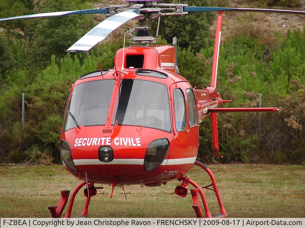 F-ZBEA, Aerospatiale AS-350B Ecureuil C/N 1003, Base Hélico Commandant Patrick Bros de Lacanau (France)