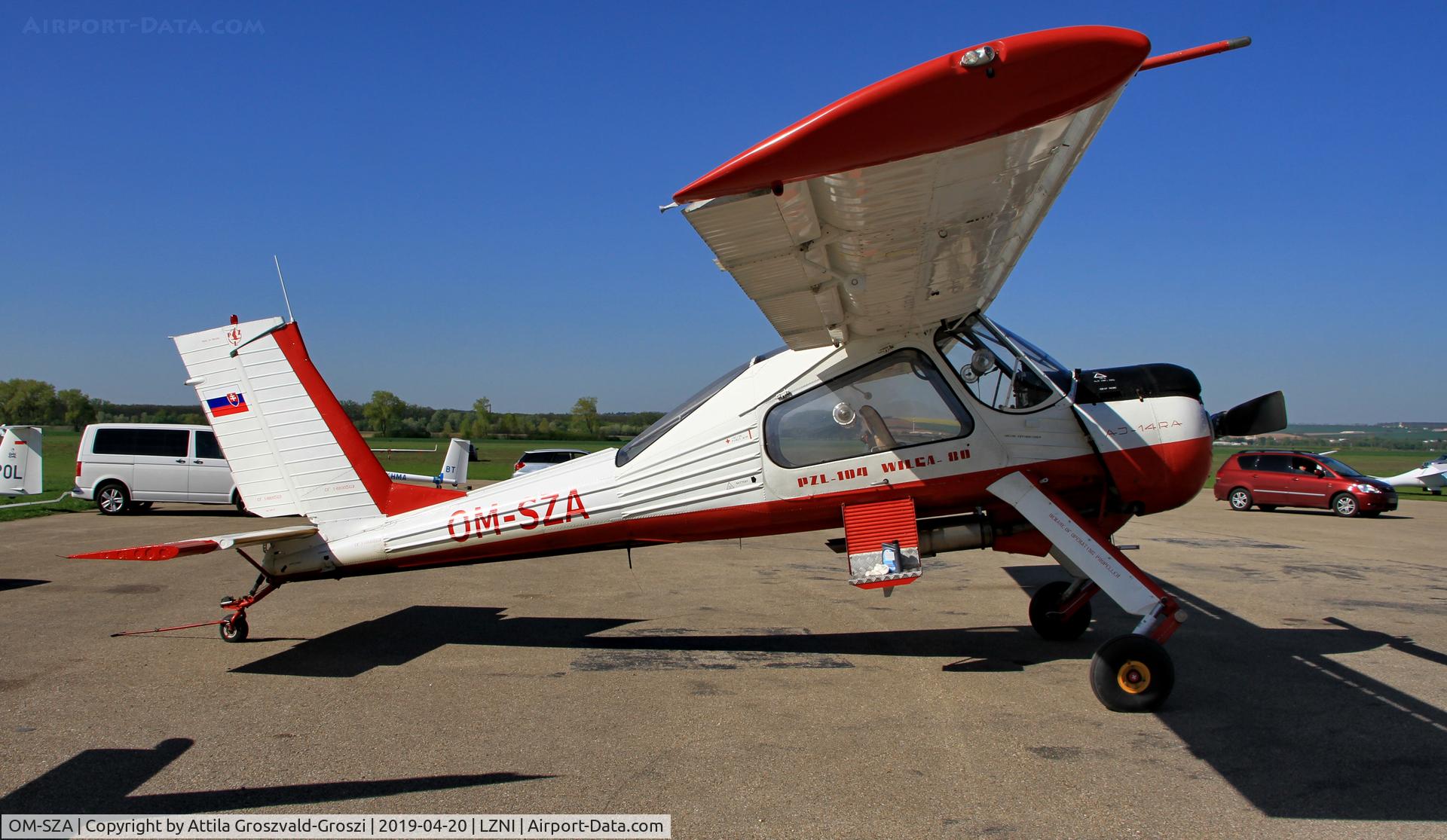 OM-SZA, 1980 PZL-Okecie PZL-104 Wilga 80 C/N CF14800563, LZNI - Nitra Airport, Slovakia