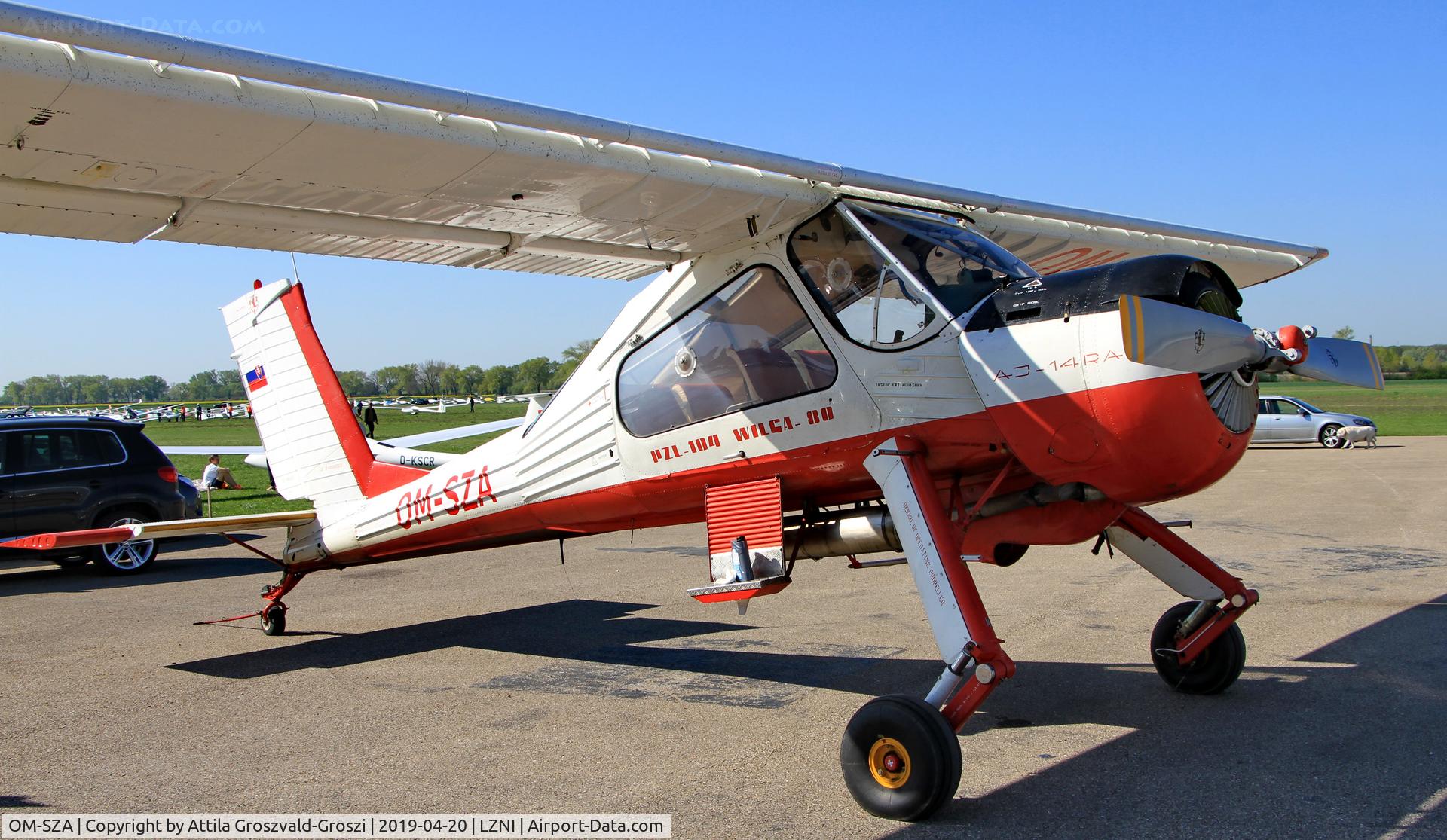 OM-SZA, 1980 PZL-Okecie PZL-104 Wilga 80 C/N CF14800563, LZNI - Nitra Airport, Slovakia