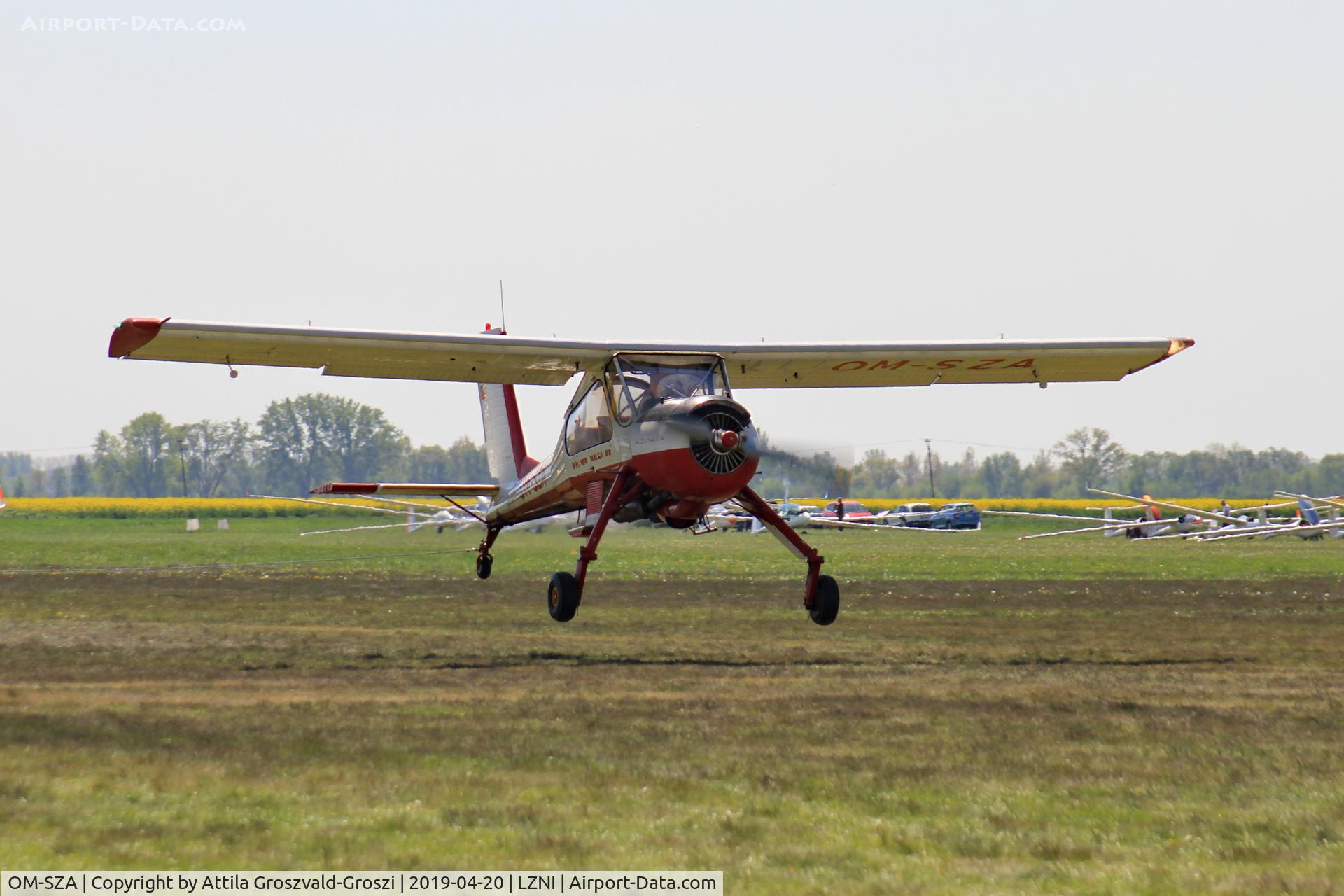 OM-SZA, 1980 PZL-Okecie PZL-104 Wilga 80 C/N CF14800563, LZNI - Nitra Airport, Slovakia