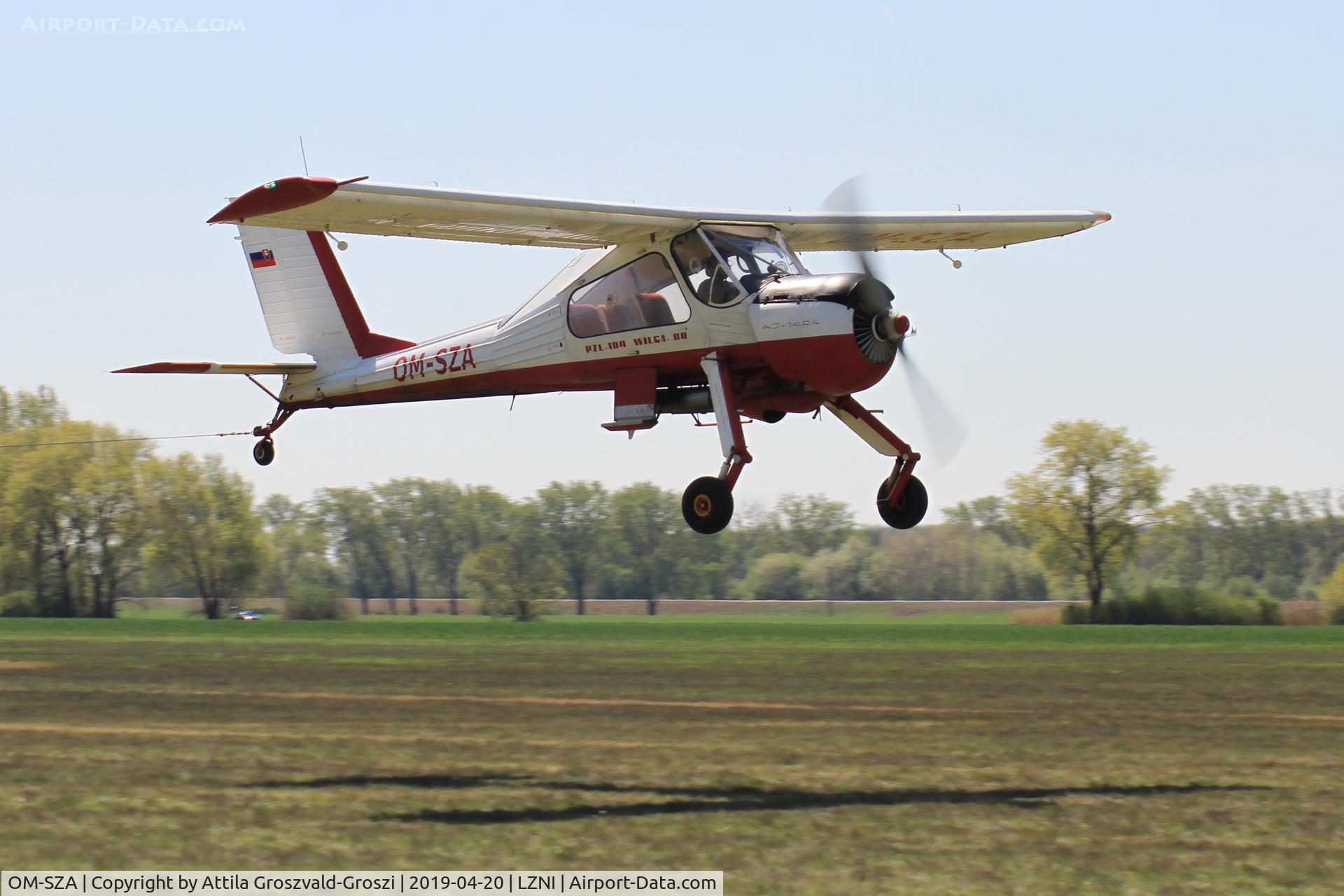 OM-SZA, 1980 PZL-Okecie PZL-104 Wilga 80 C/N CF14800563, LZNI - Nitra Airport, Slovakia