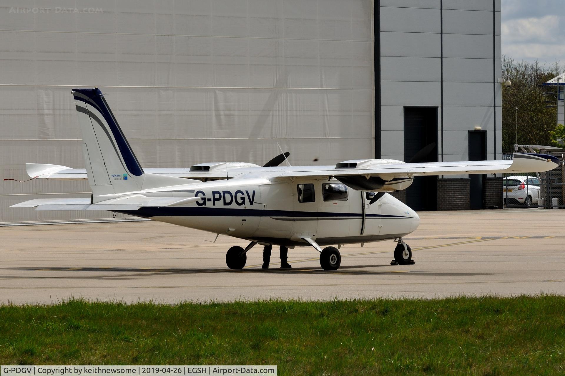 G-PDGV, 2015 Vulcanair P-68TC Observer C/N 485-52-TC, Recent regular visitor.