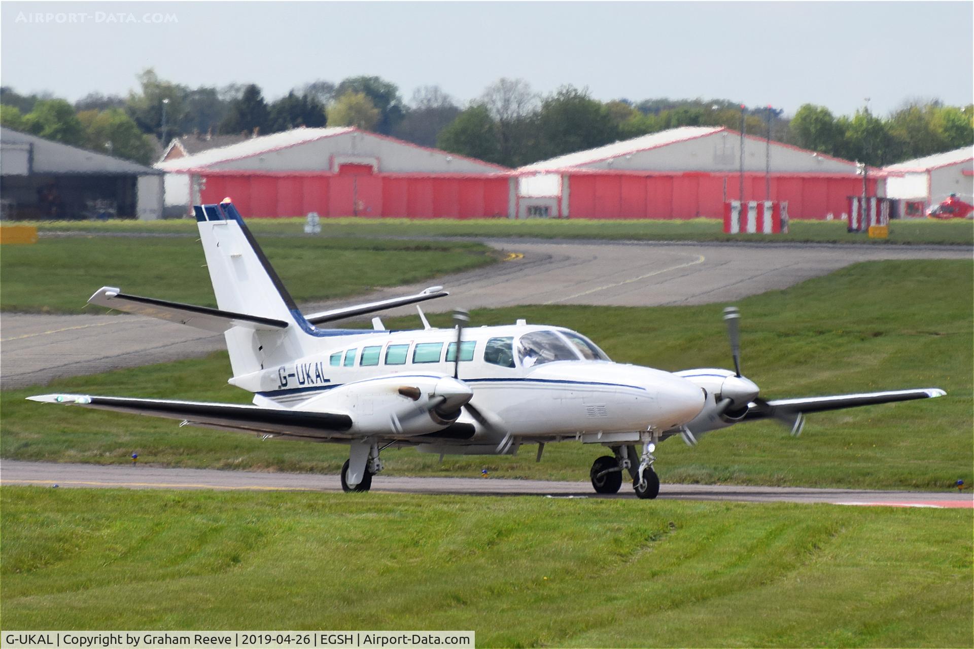 G-UKAL, 2013 Reims Cessna F406 Caravan II C/N F406-0098, Departing from Norwich.