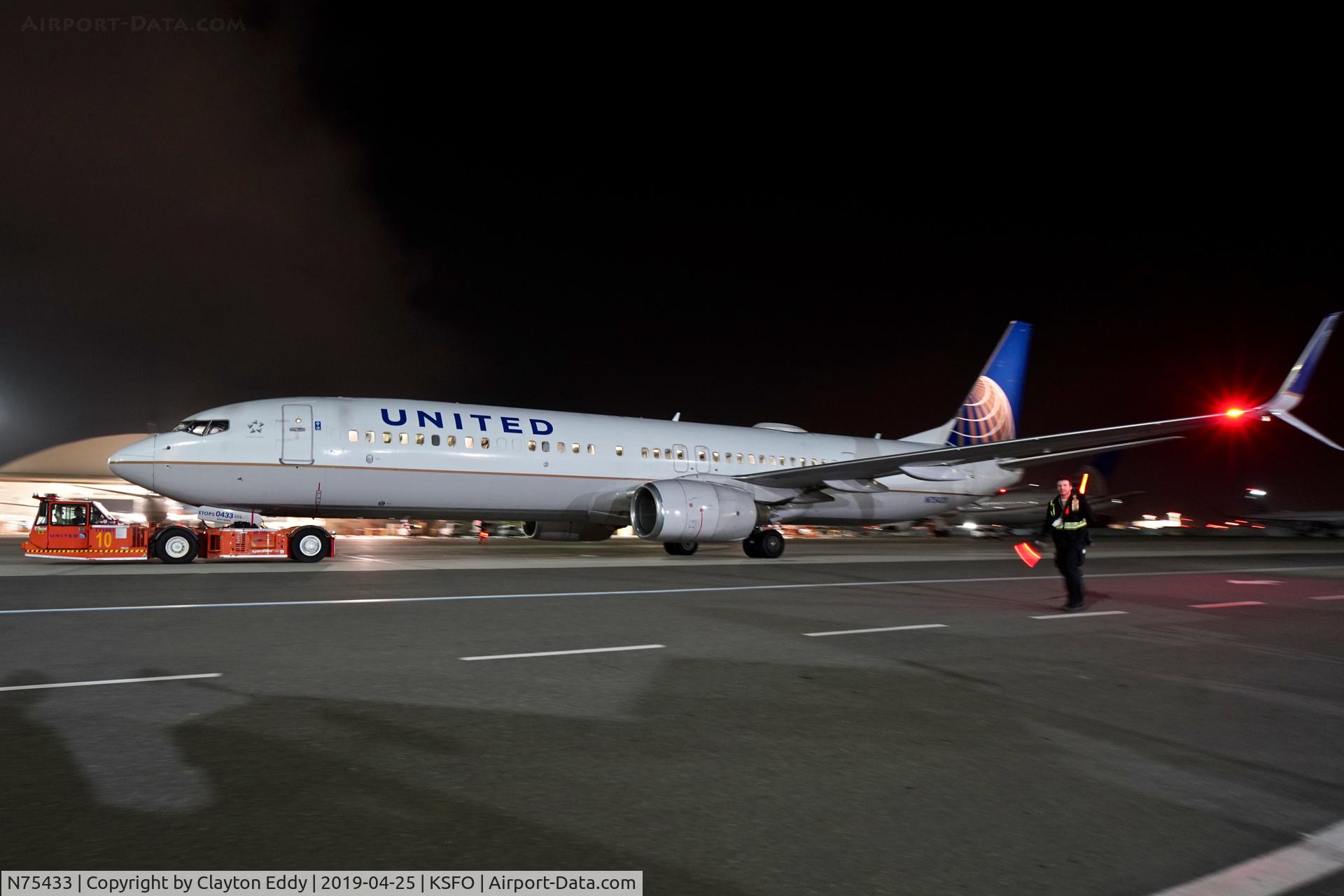 N75433, 2009 Boeing 737-924/ER C/N 33527, SFO 2019.